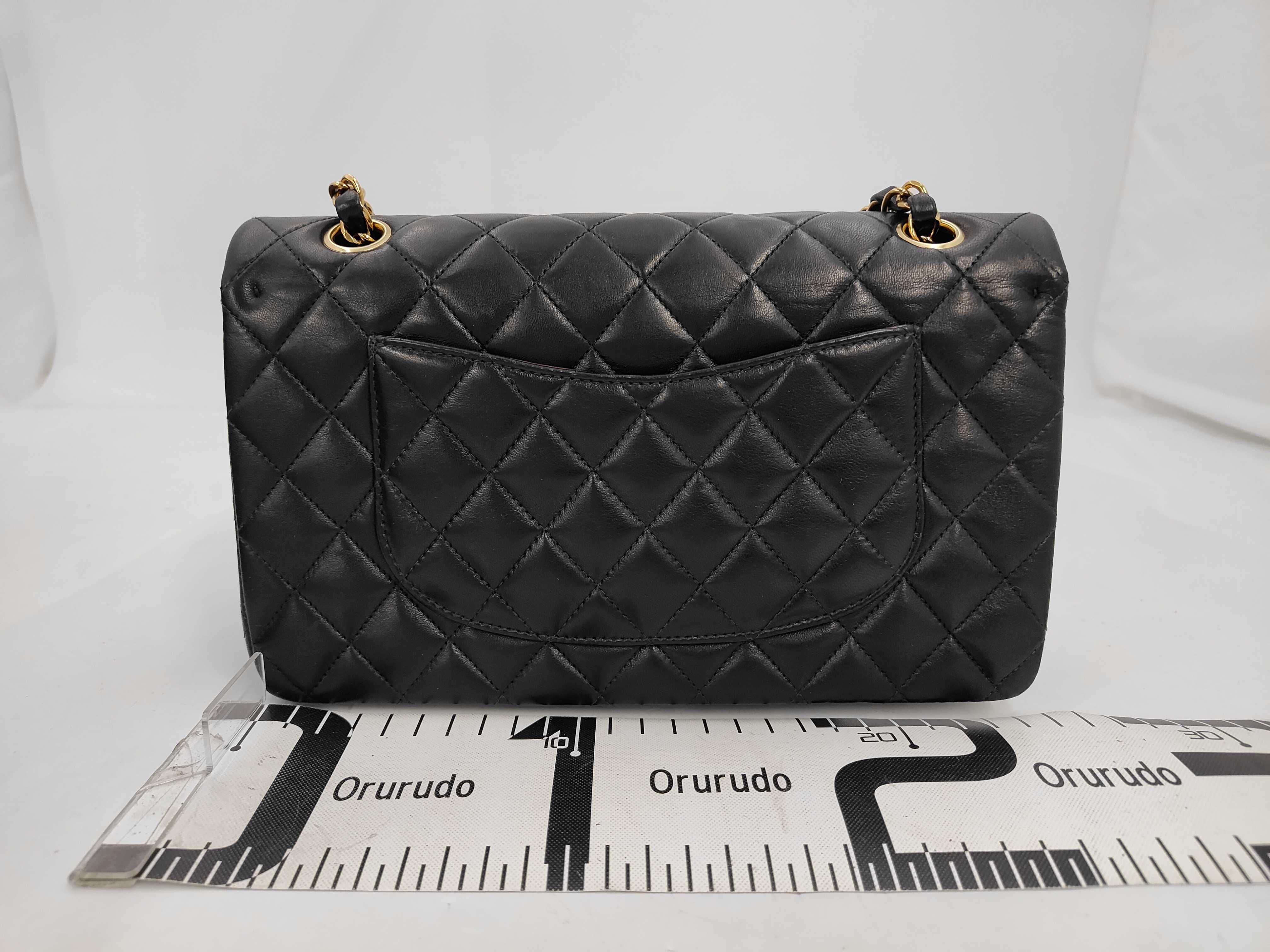 Lambskin Double Flap Shoulder Bag (Boxed/Dust Bag Included) — view 2