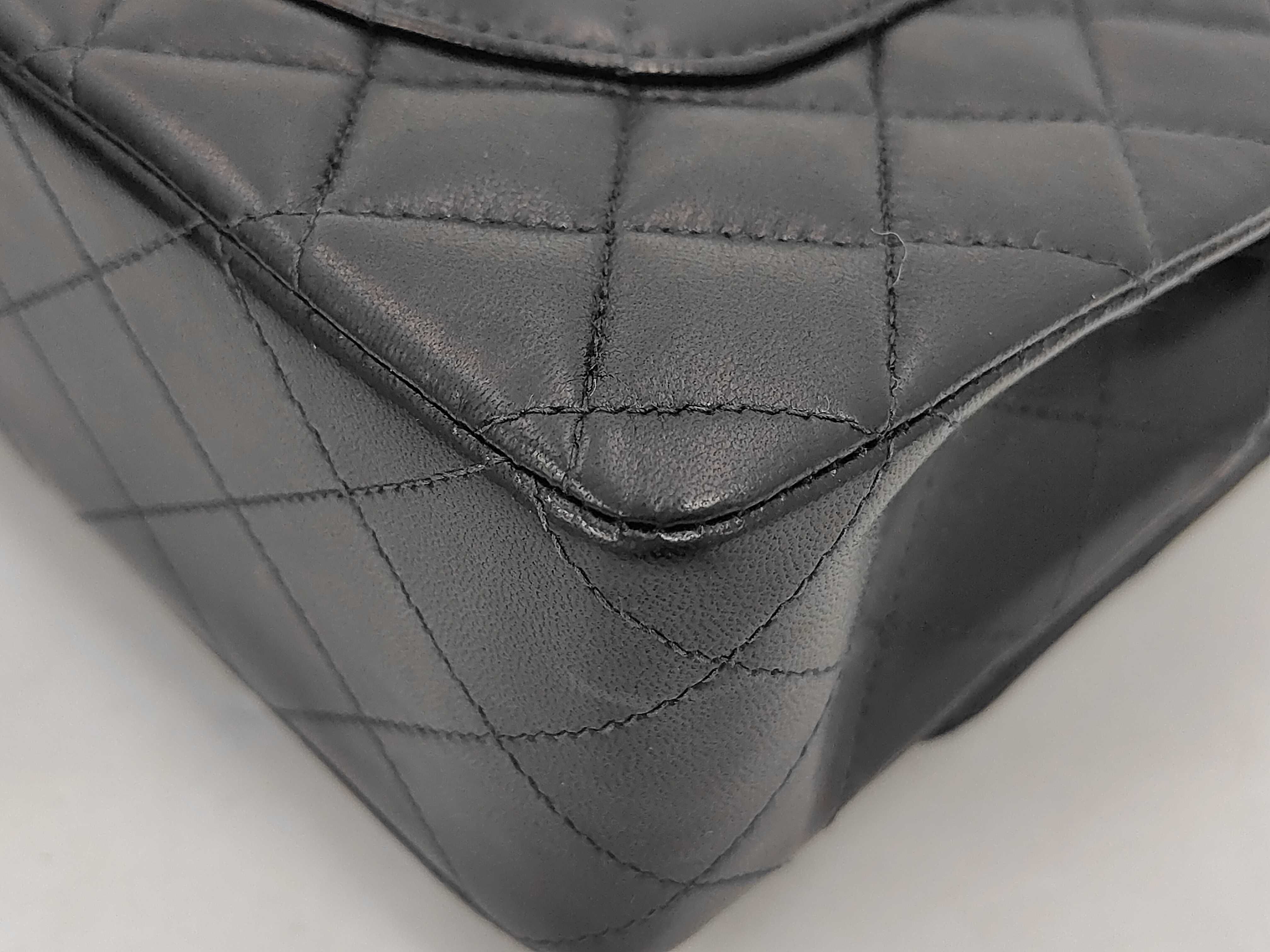 Lambskin Double Flap Shoulder Bag (Boxed/Dust Bag Included) — view 3