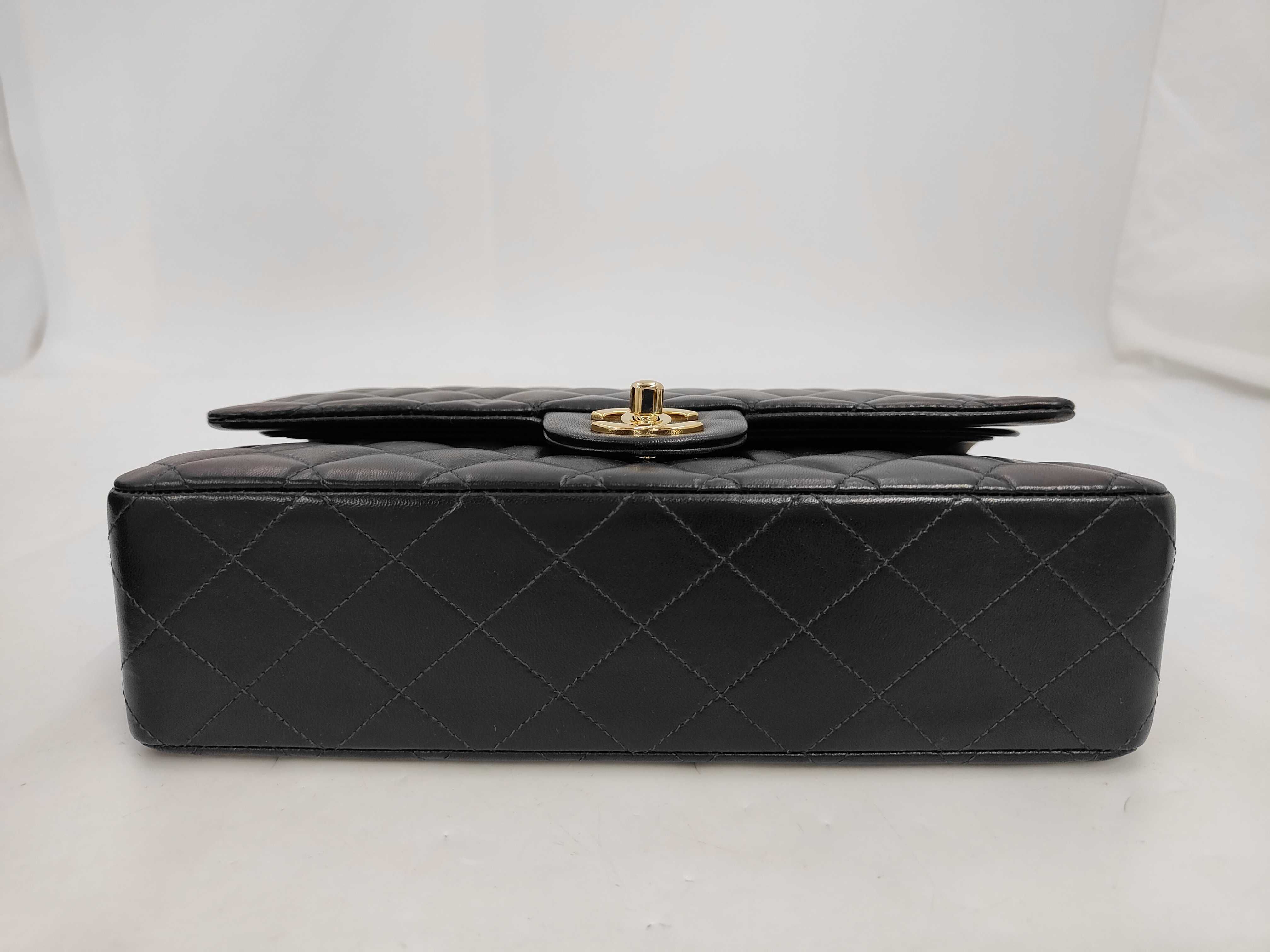 Lambskin Double Flap Shoulder Bag (Boxed/Dust Bag Included) — view 4