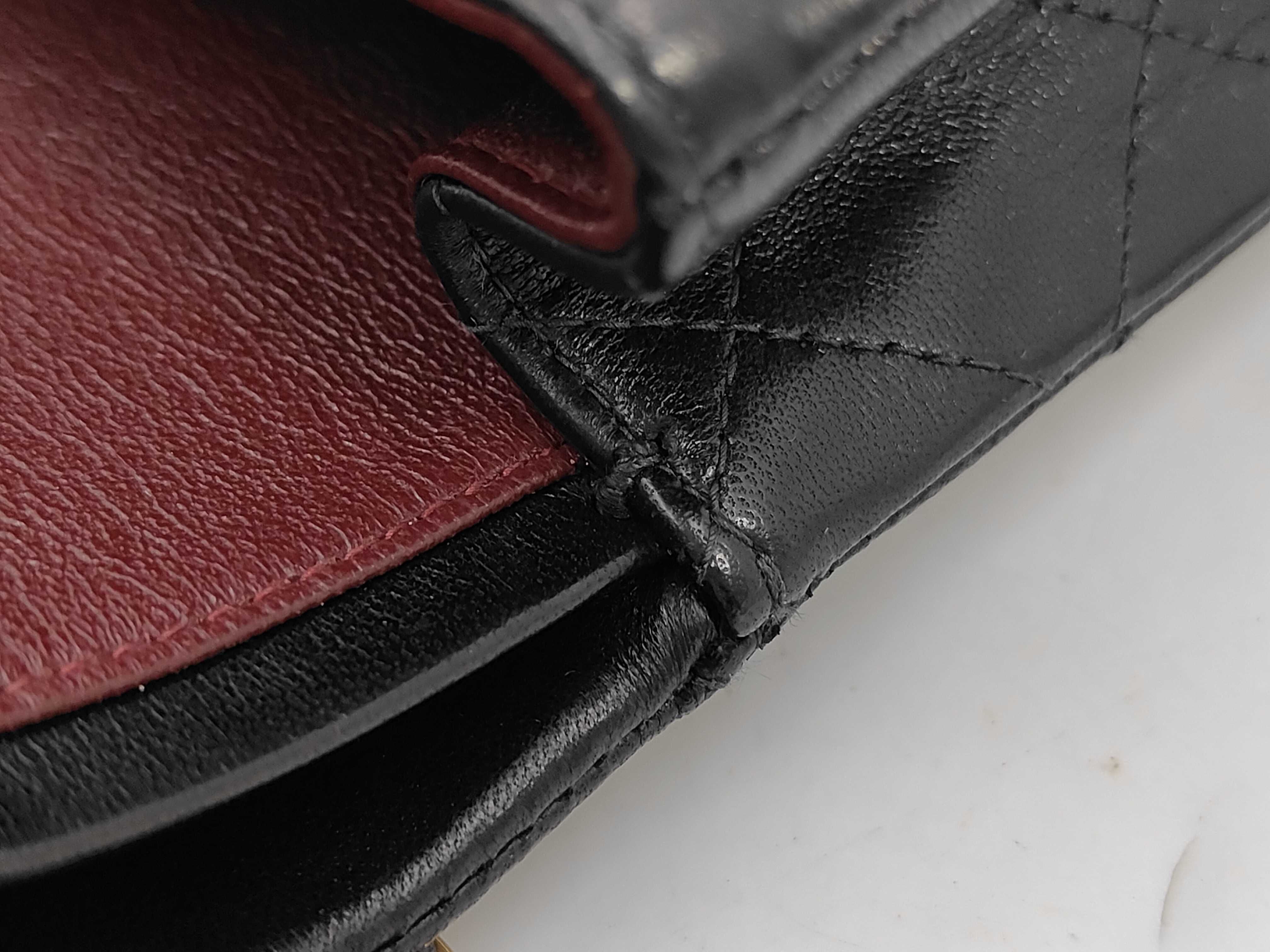 Lambskin Double Flap Shoulder Bag (Boxed/Dust Bag Included) — view 9