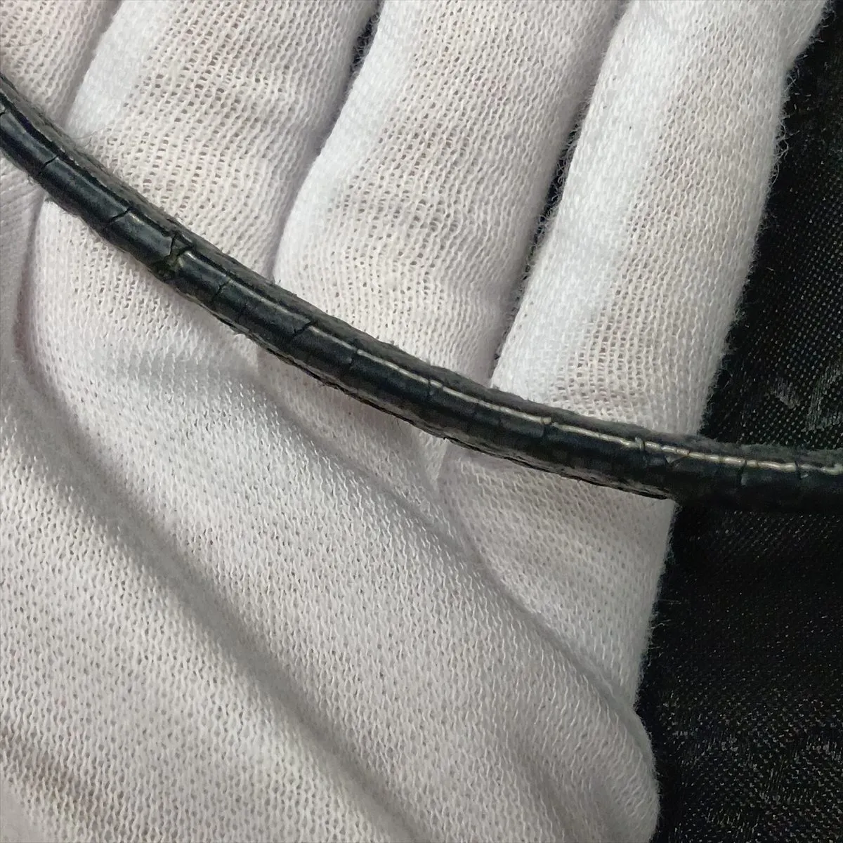 GG Nylon x Leather 2-Way Boston Bag Black 449180 Outlet — view 14