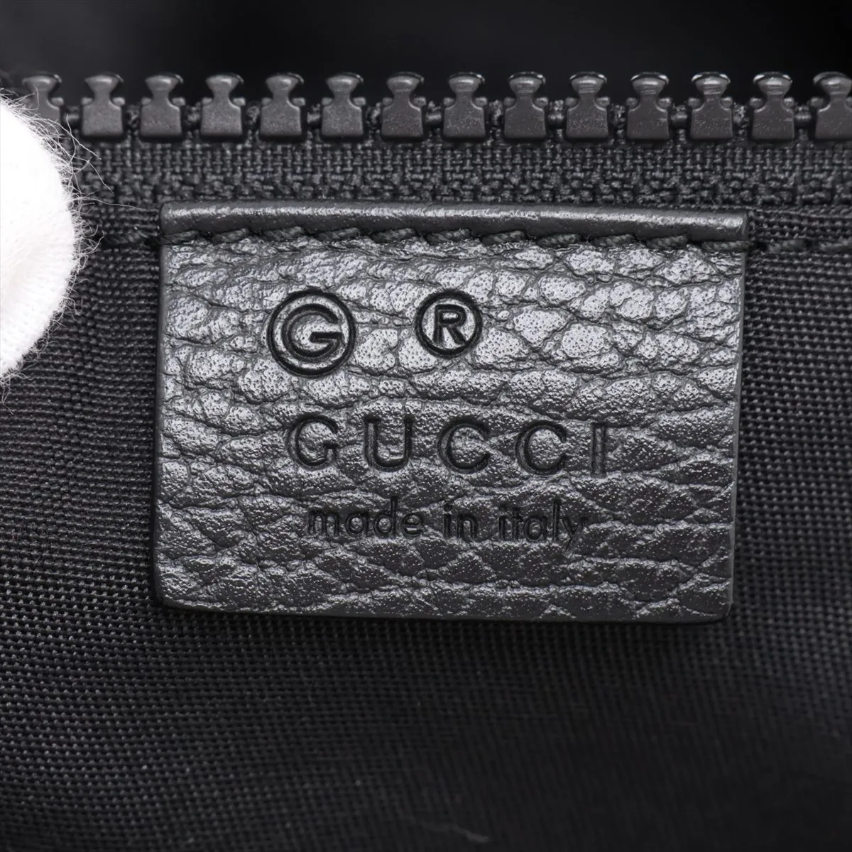 GG Nylon x Leather 2-Way Boston Bag Black 449180 Outlet — view 10