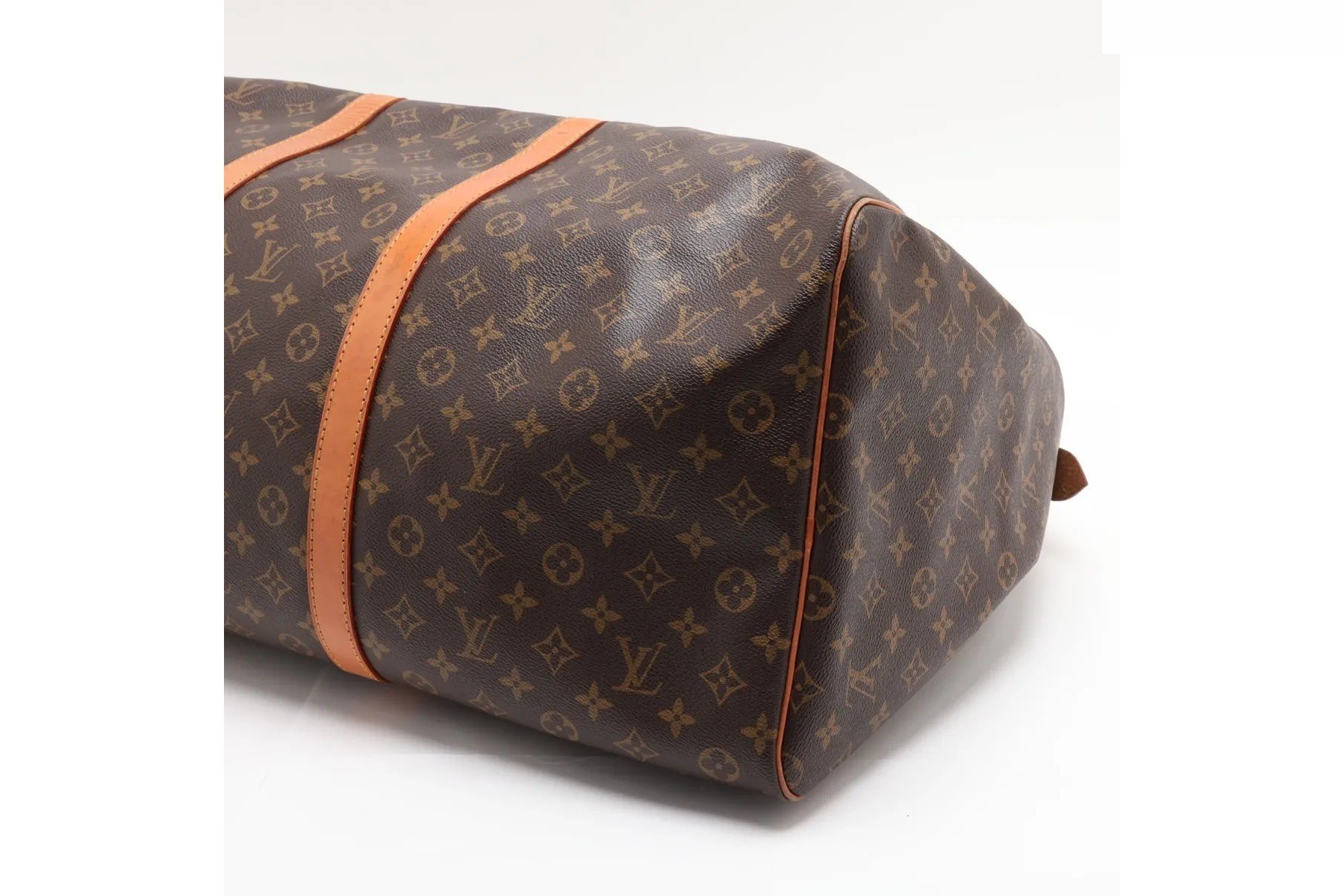 Monogram Keepall 60 M41422 Leather Boston Bag — view 3