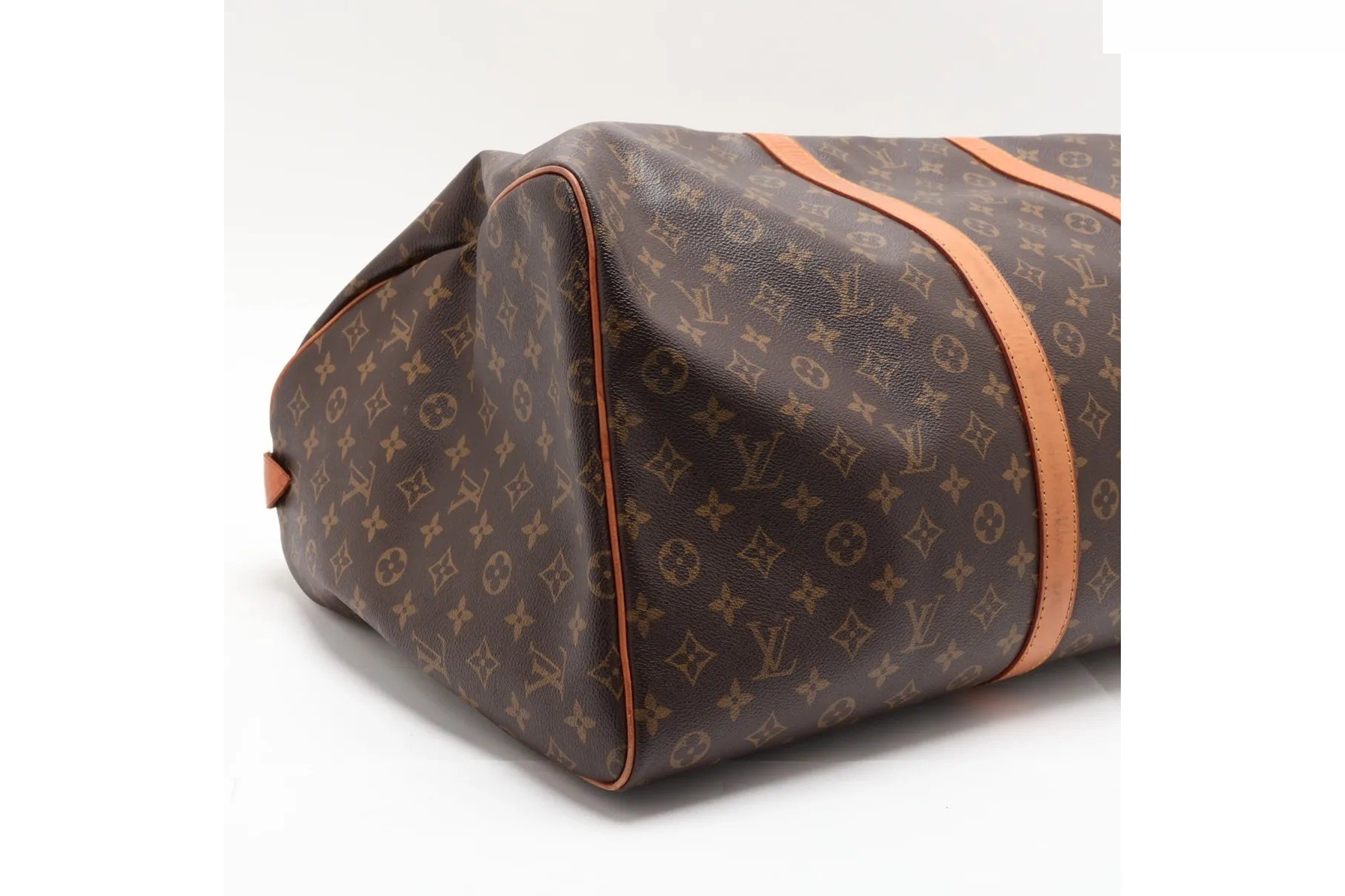 Monogram Keepall 60 M41422 Leather Boston Bag — view 4