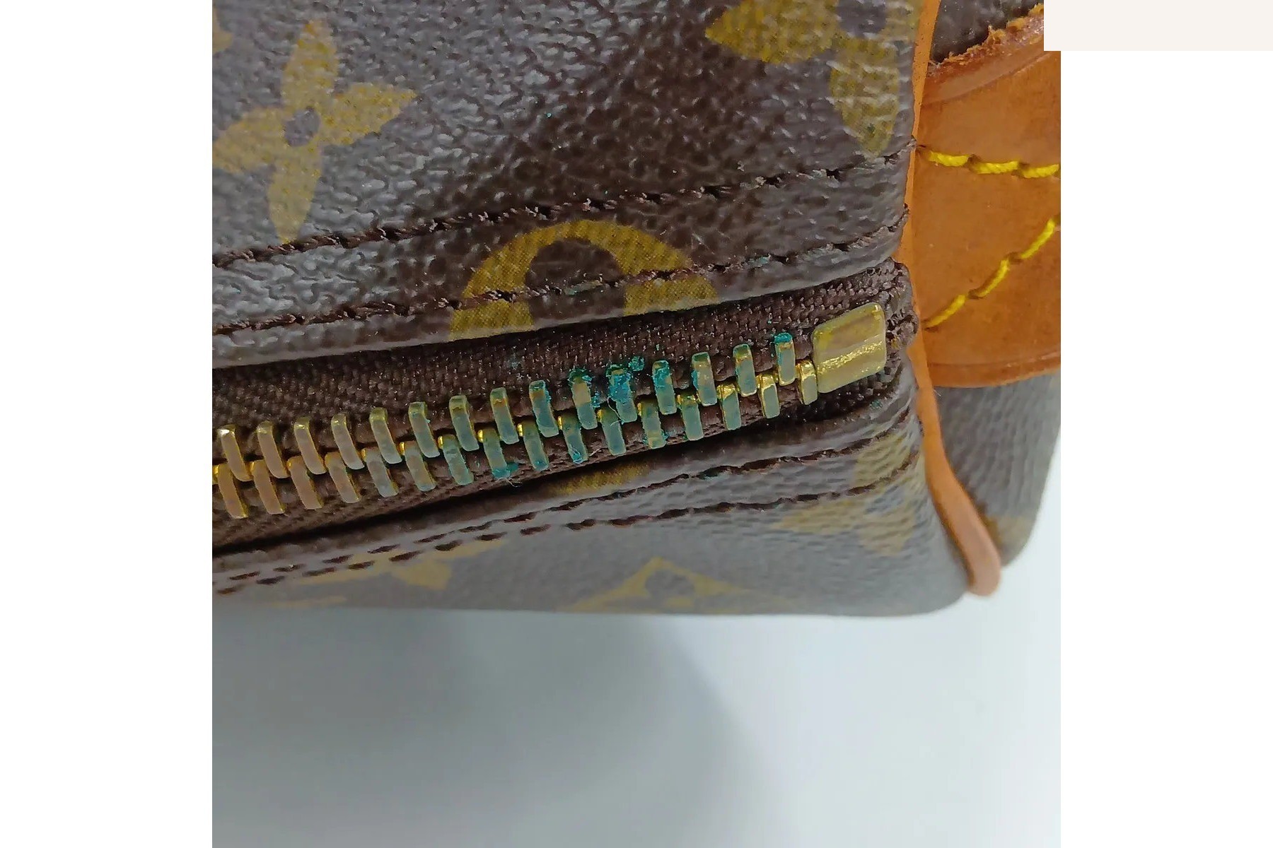 Monogram Keepall 60 M41422 Leather Boston Bag — view 9