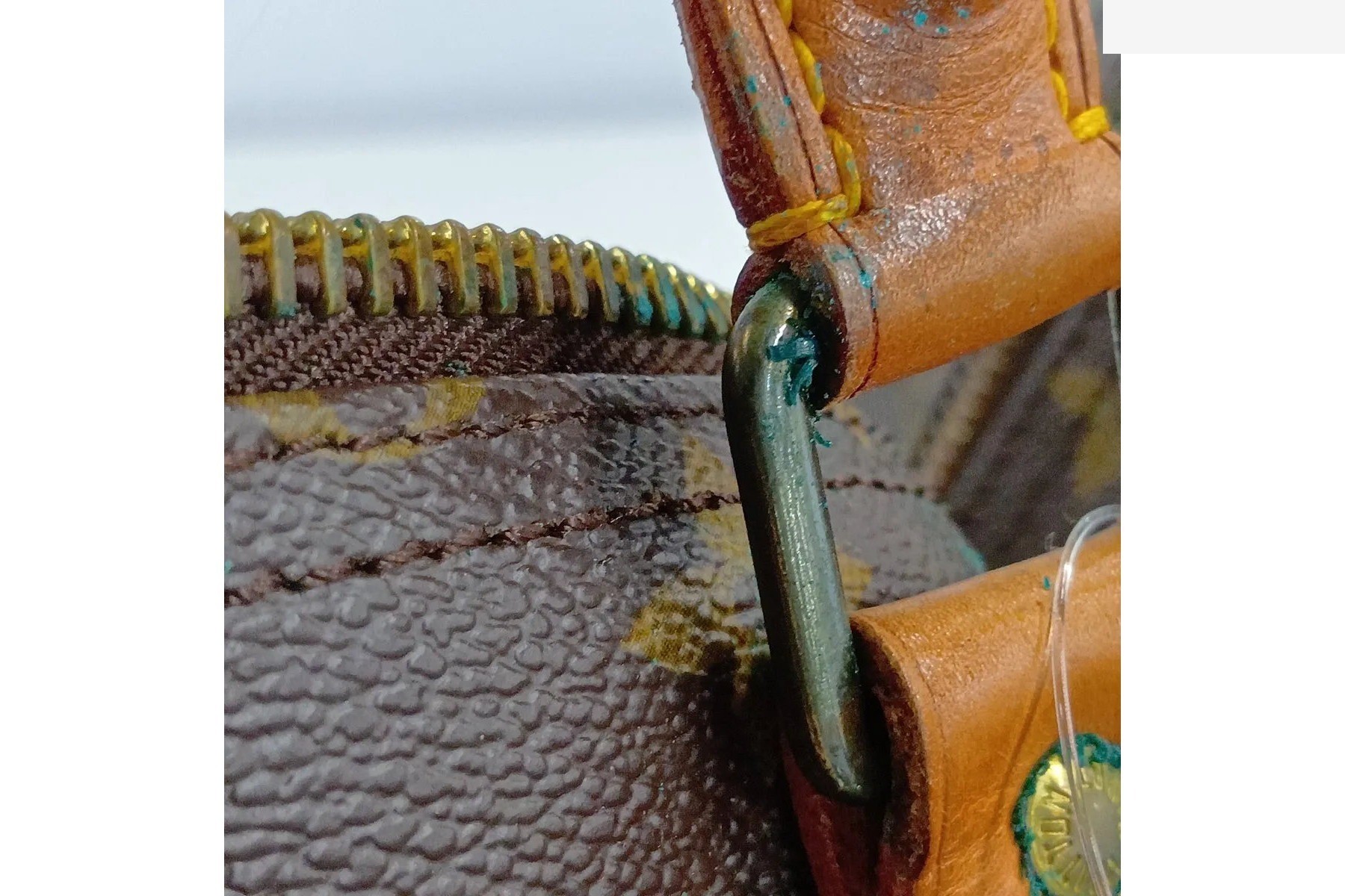 Monogram Keepall 60 M41422 Leather Boston Bag — view 10