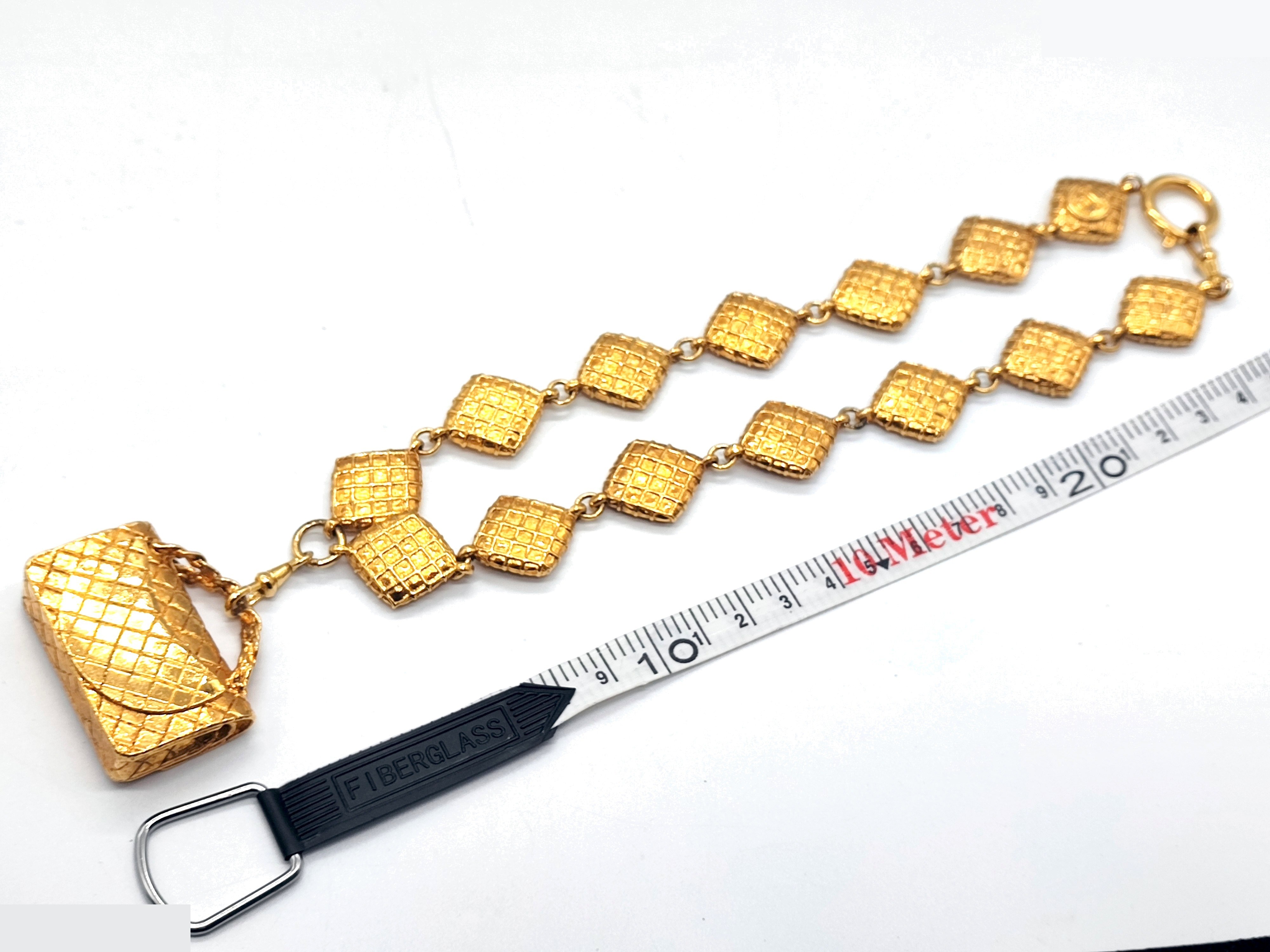 Coco Mark Matelassé Bag 15-strand Necklace, Neck circumference approx. 44cm — view 7