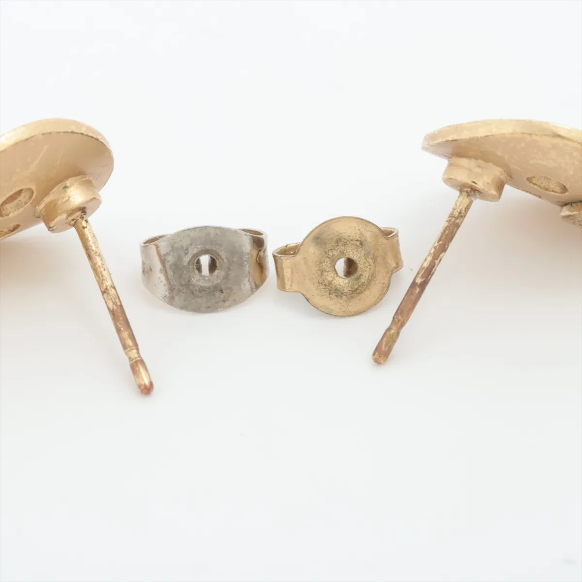 Logo 00A Earrings (Pair) GP Gold - Dents, — view 4
