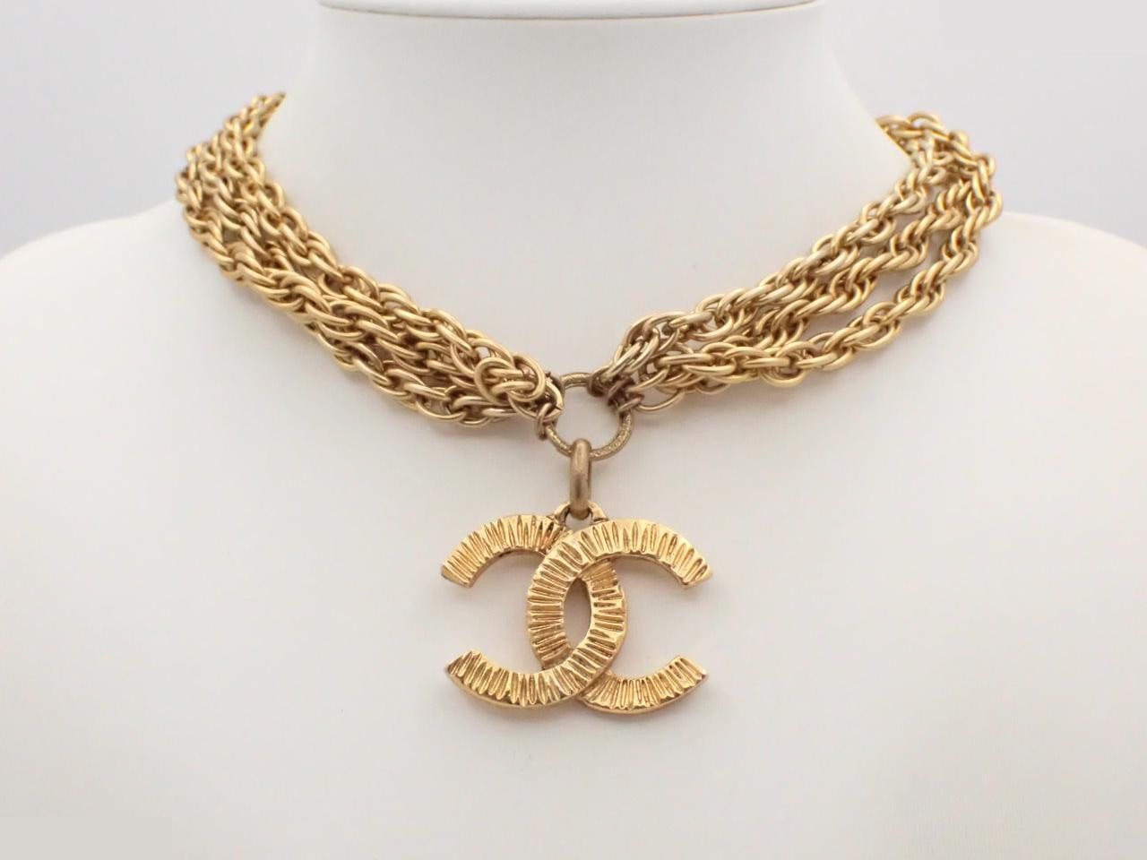Coco Mark Necklace, neck circumference approximately 54cm — view 3