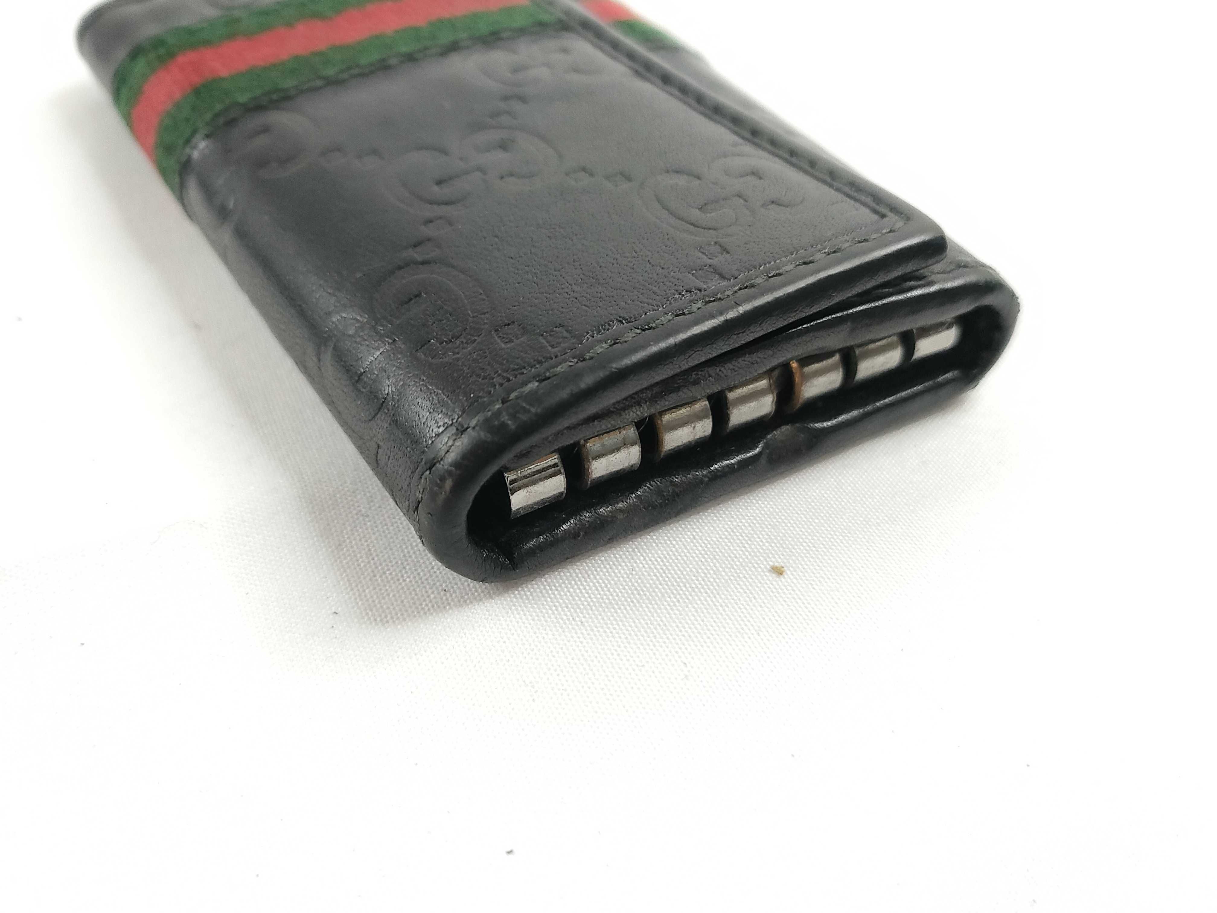 Guccissima Sherry Line Key Case, 6-ring, 138077. Accessories: Box. Key Case/Key Holder. — view 3