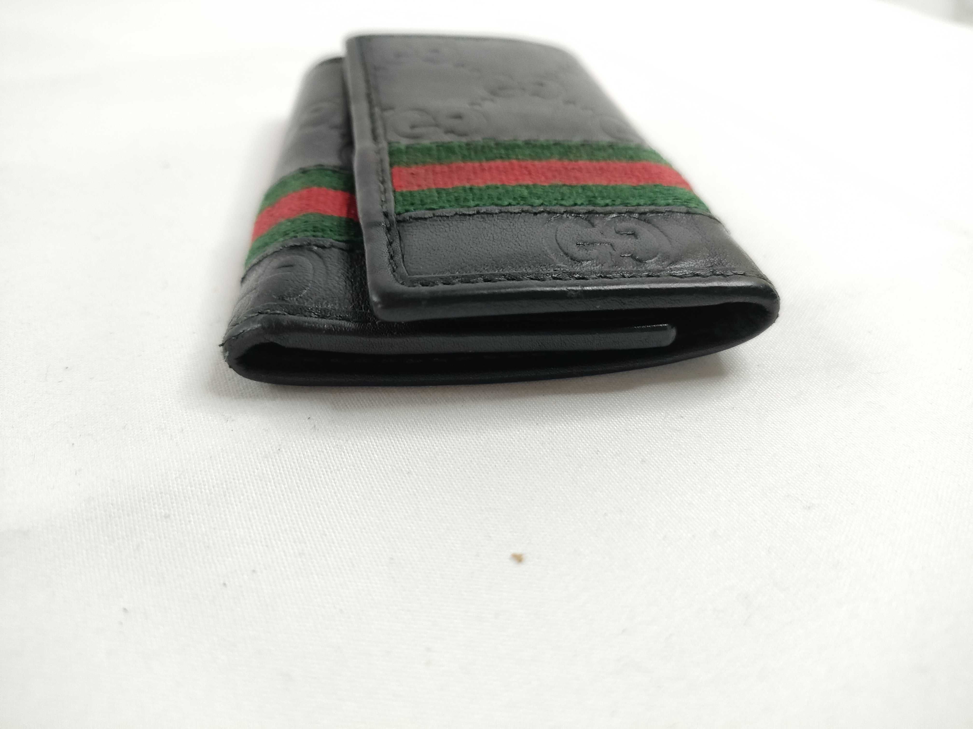 Guccissima Sherry Line Key Case, 6-ring, 138077. Accessories: Box. Key Case/Key Holder. — view 5