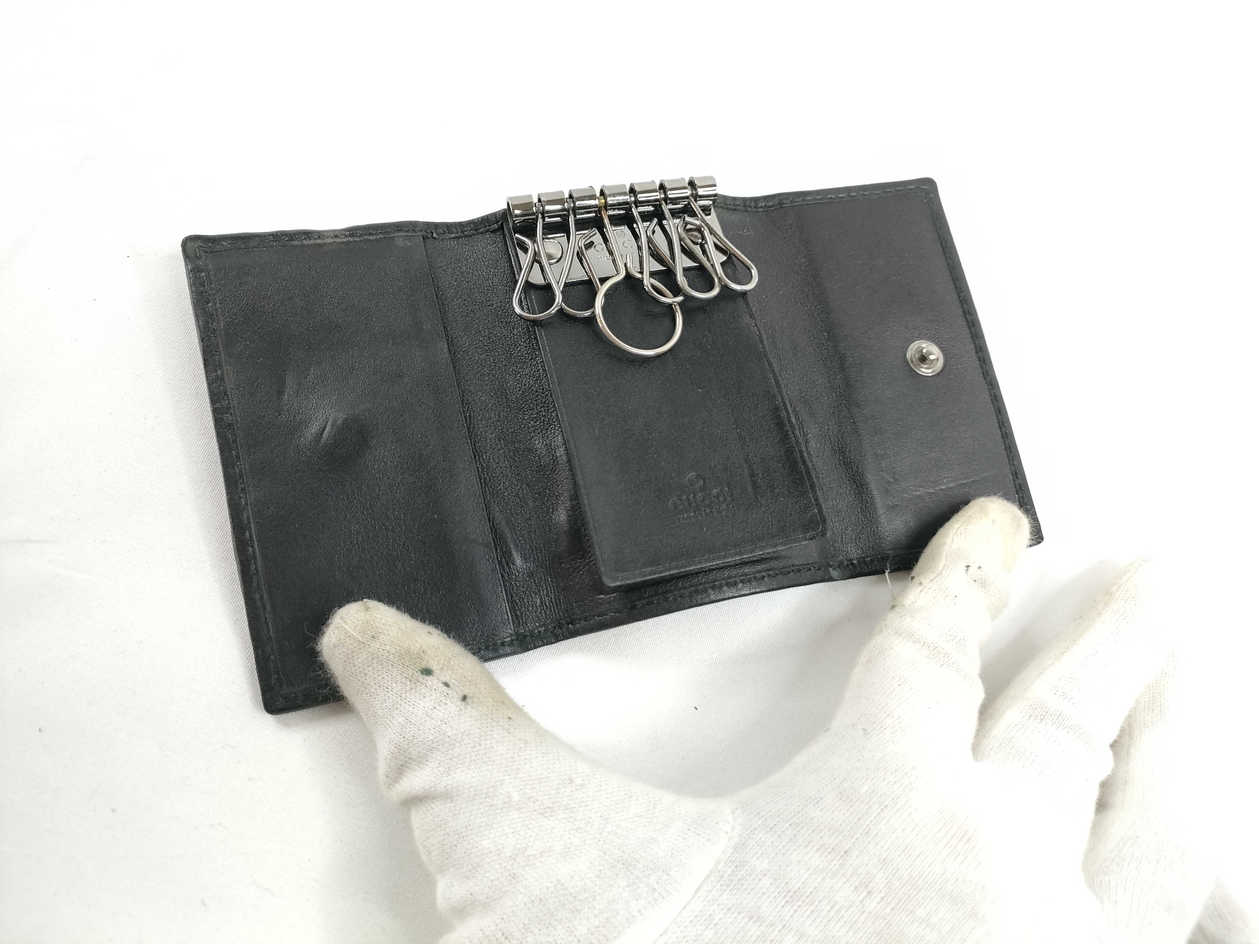 Guccissima Sherry Line Key Case, 6-ring, 138077. Accessories: Box. Key Case/Key Holder. — view 8