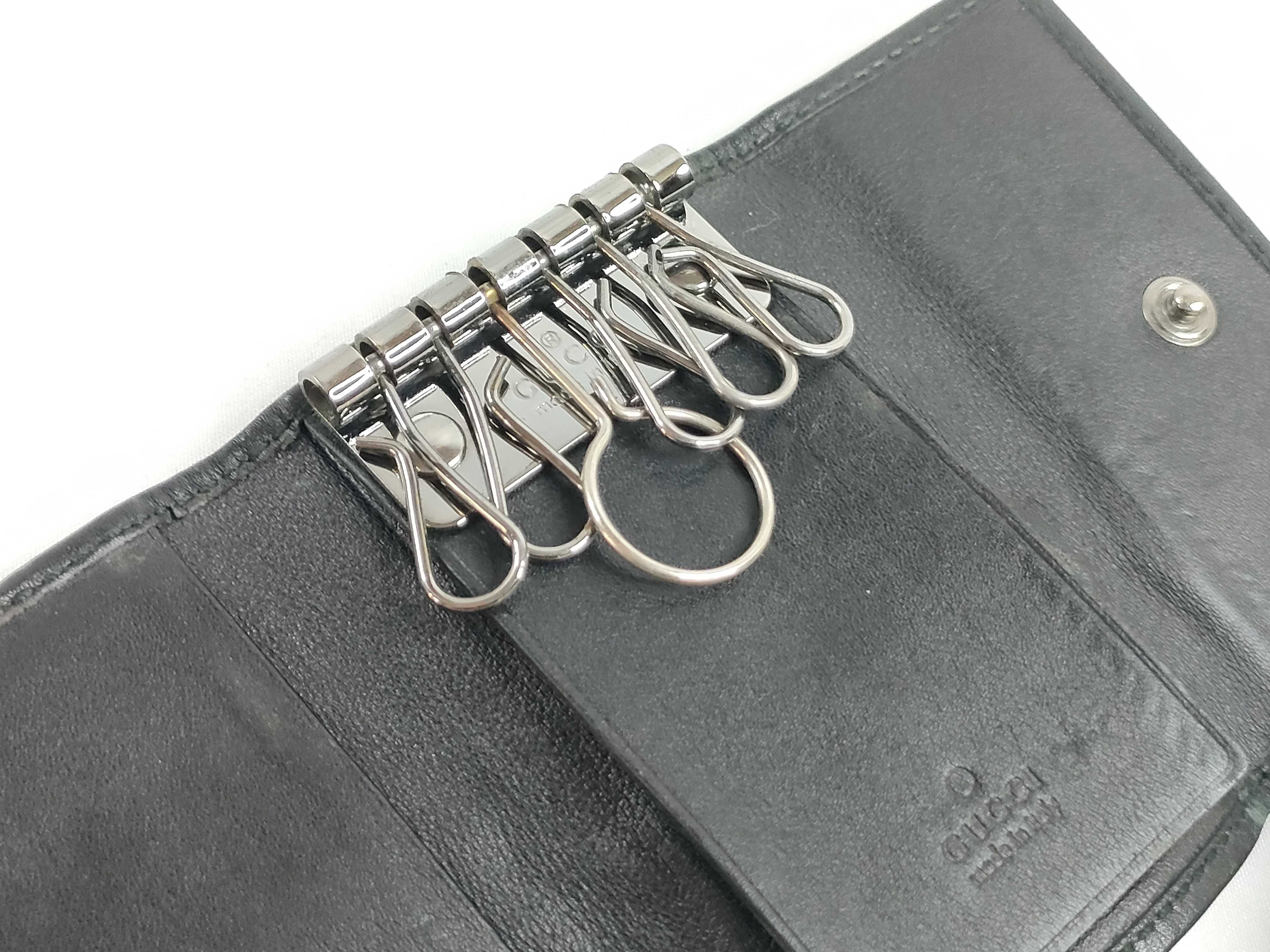 Guccissima Sherry Line Key Case, 6-ring, 138077. Accessories: Box. Key Case/Key Holder. — view 10