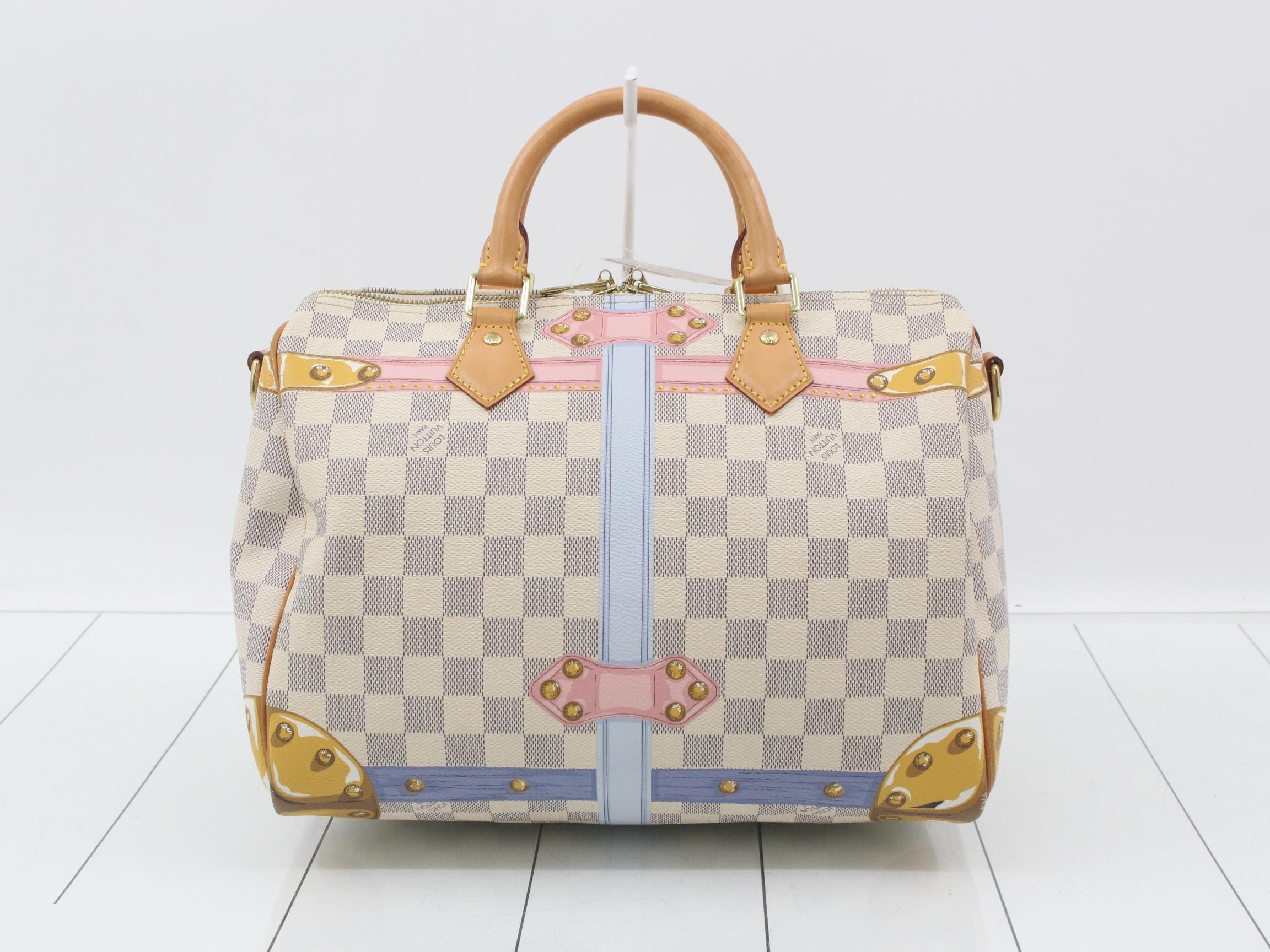 Speedy Bandoulière 30 Damier Azur N41063 — view 2