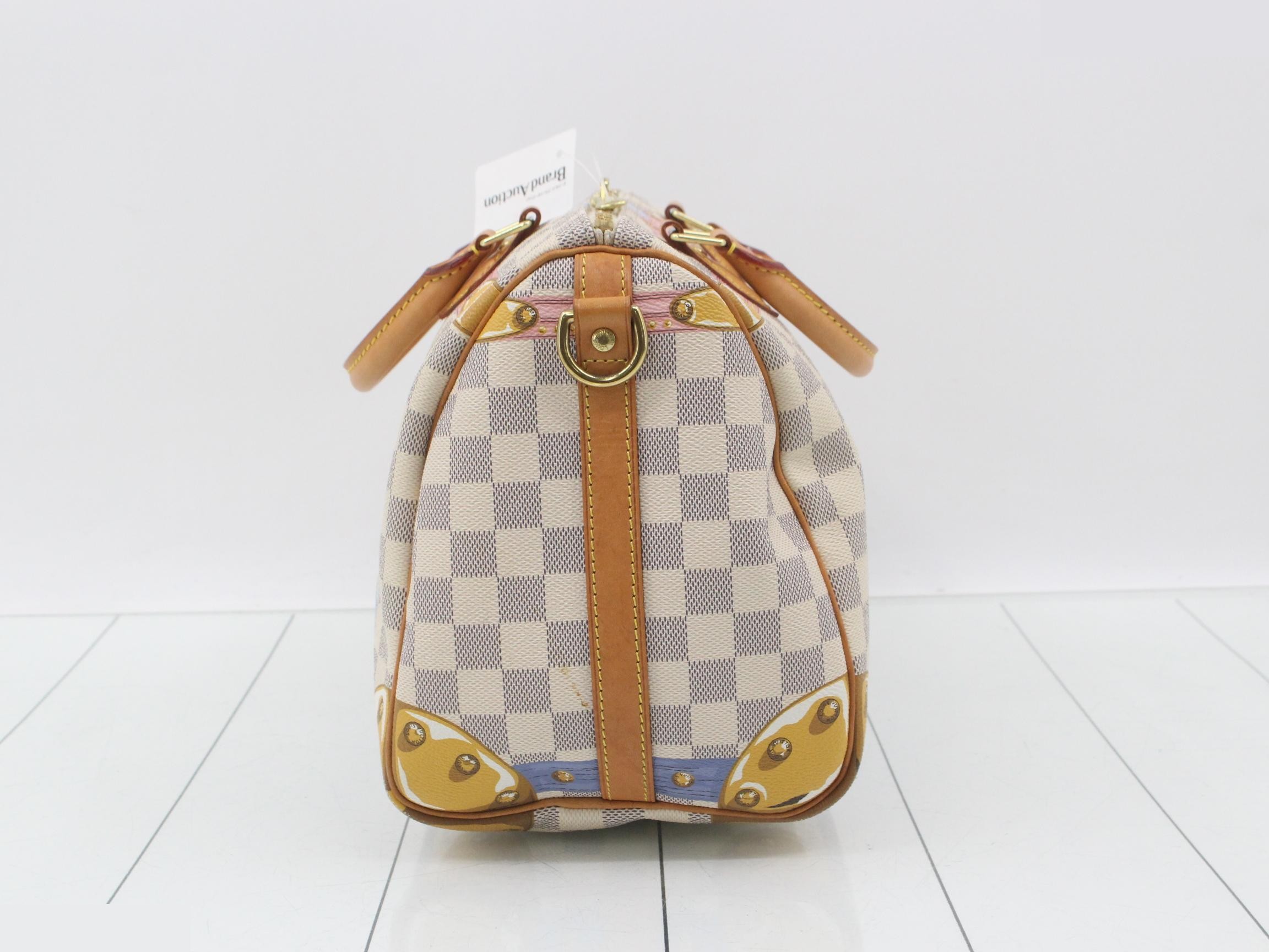 Speedy Bandoulière 30 Damier Azur N41063 — view 3