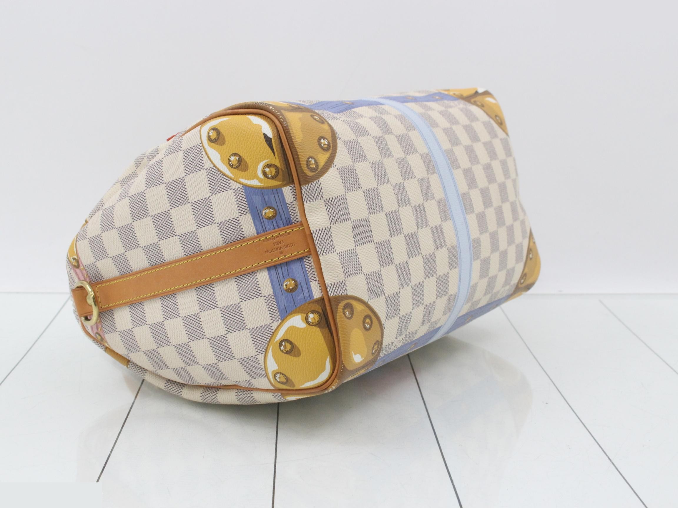 Speedy Bandoulière 30 Damier Azur N41063 — view 5