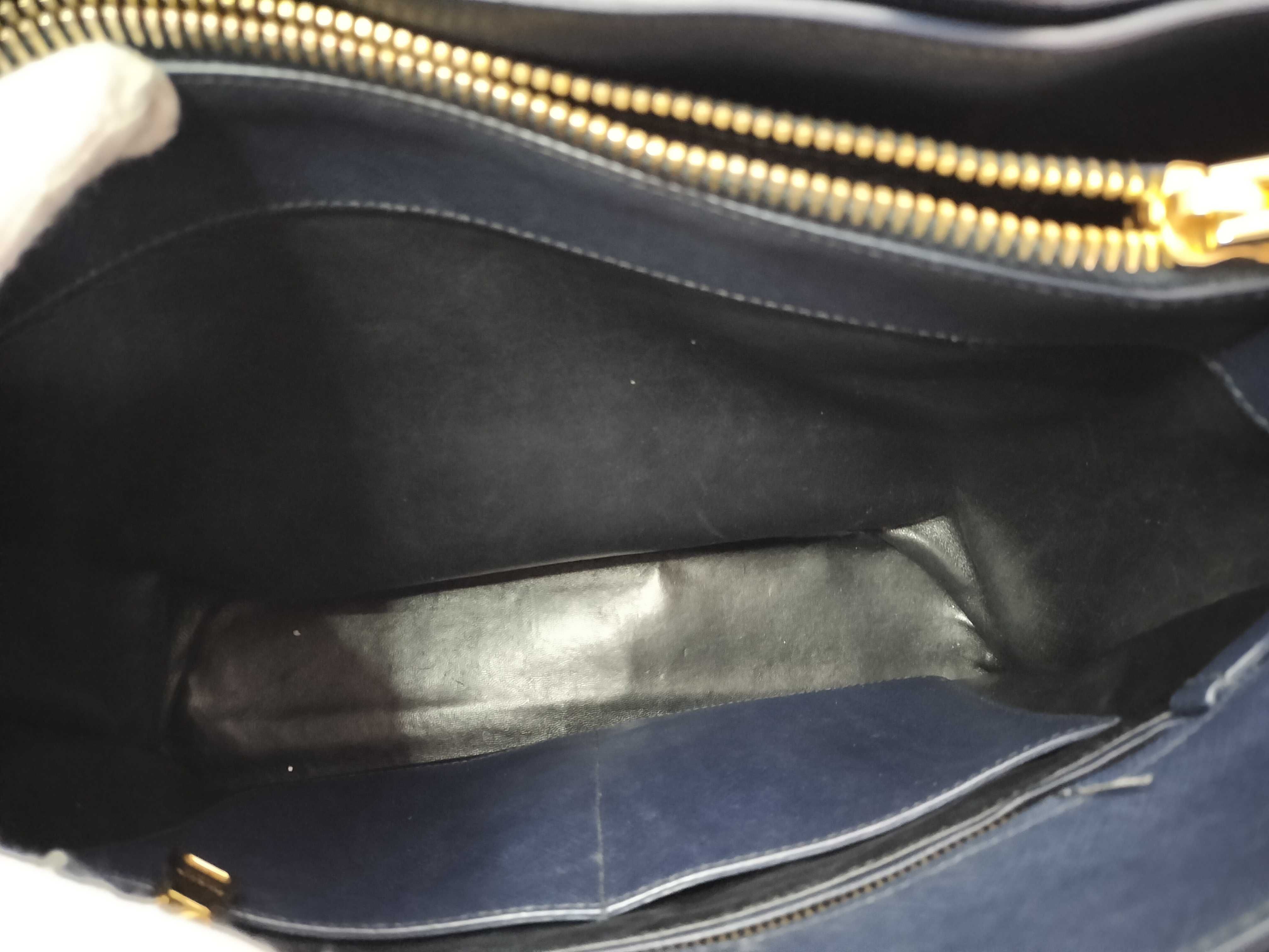Saffiano 2-Way Handbag Navy BN2606 Handbag — view 15