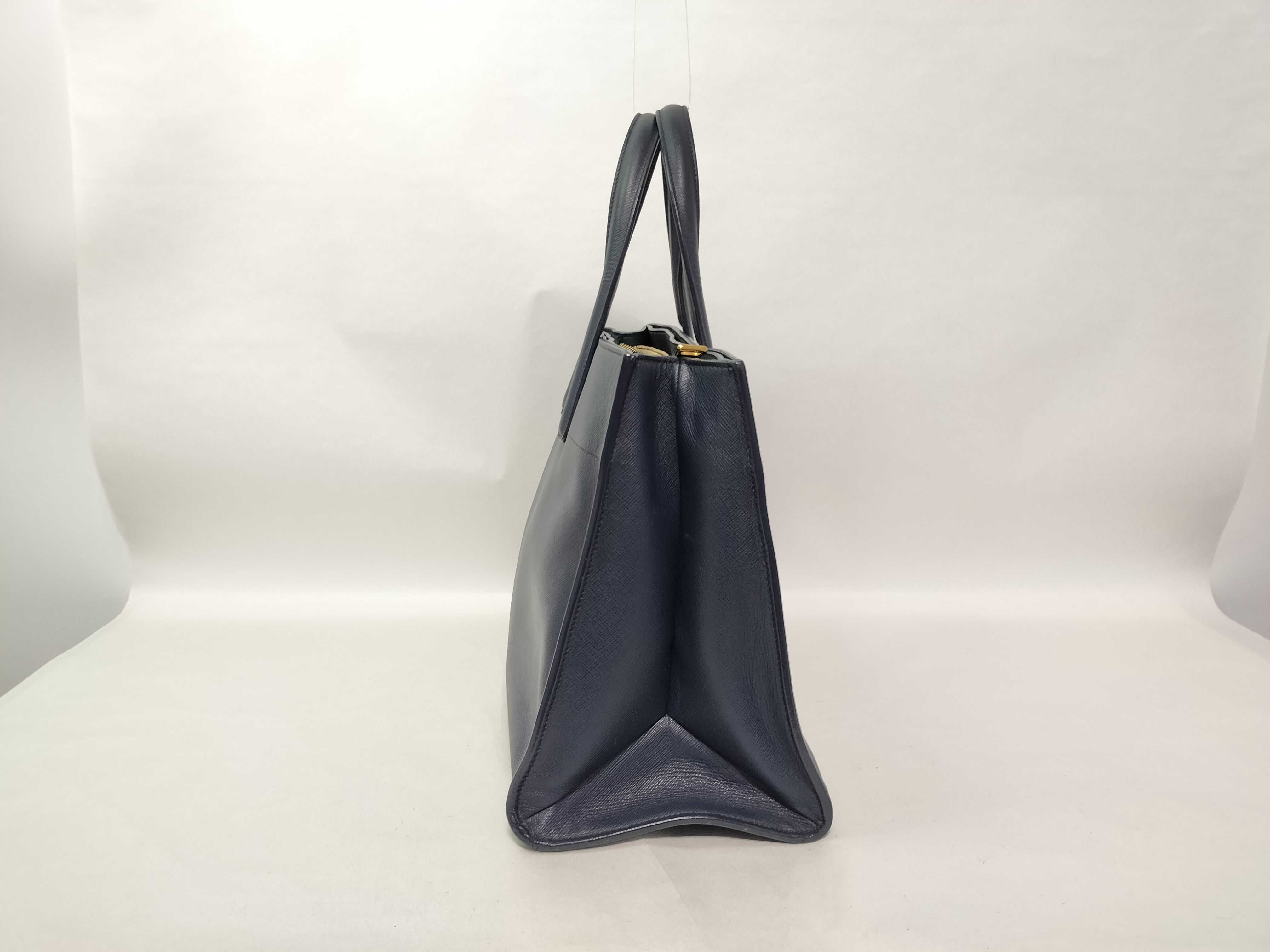 Saffiano 2-Way Handbag Navy BN2606 Handbag — view 4