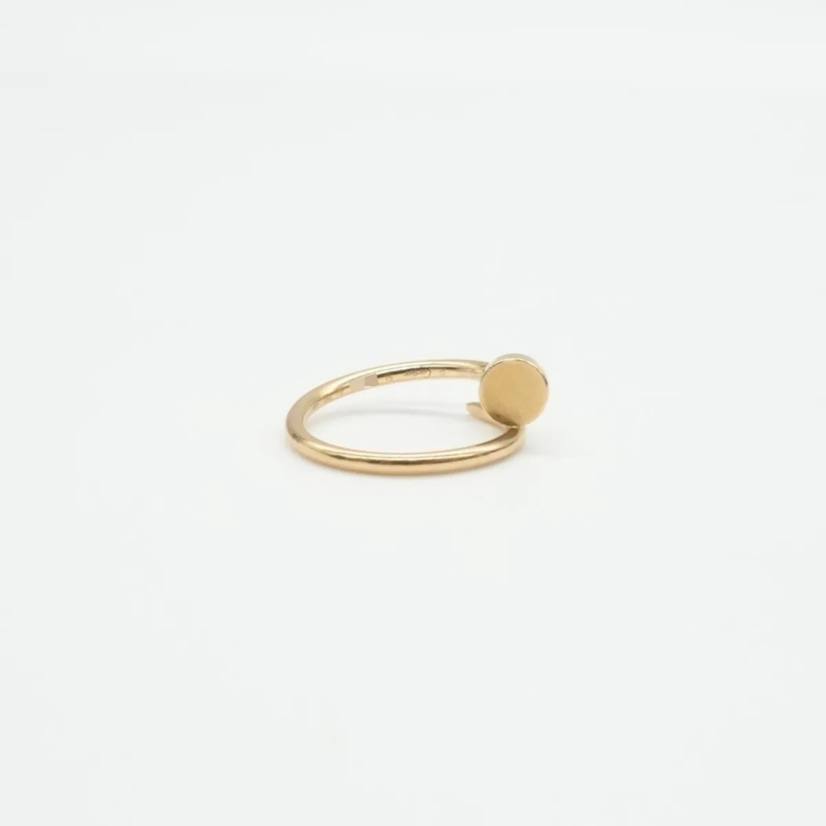 Just Ankle SM Ring 750(YG) 3.4g Size:51 IFF083 — view 7