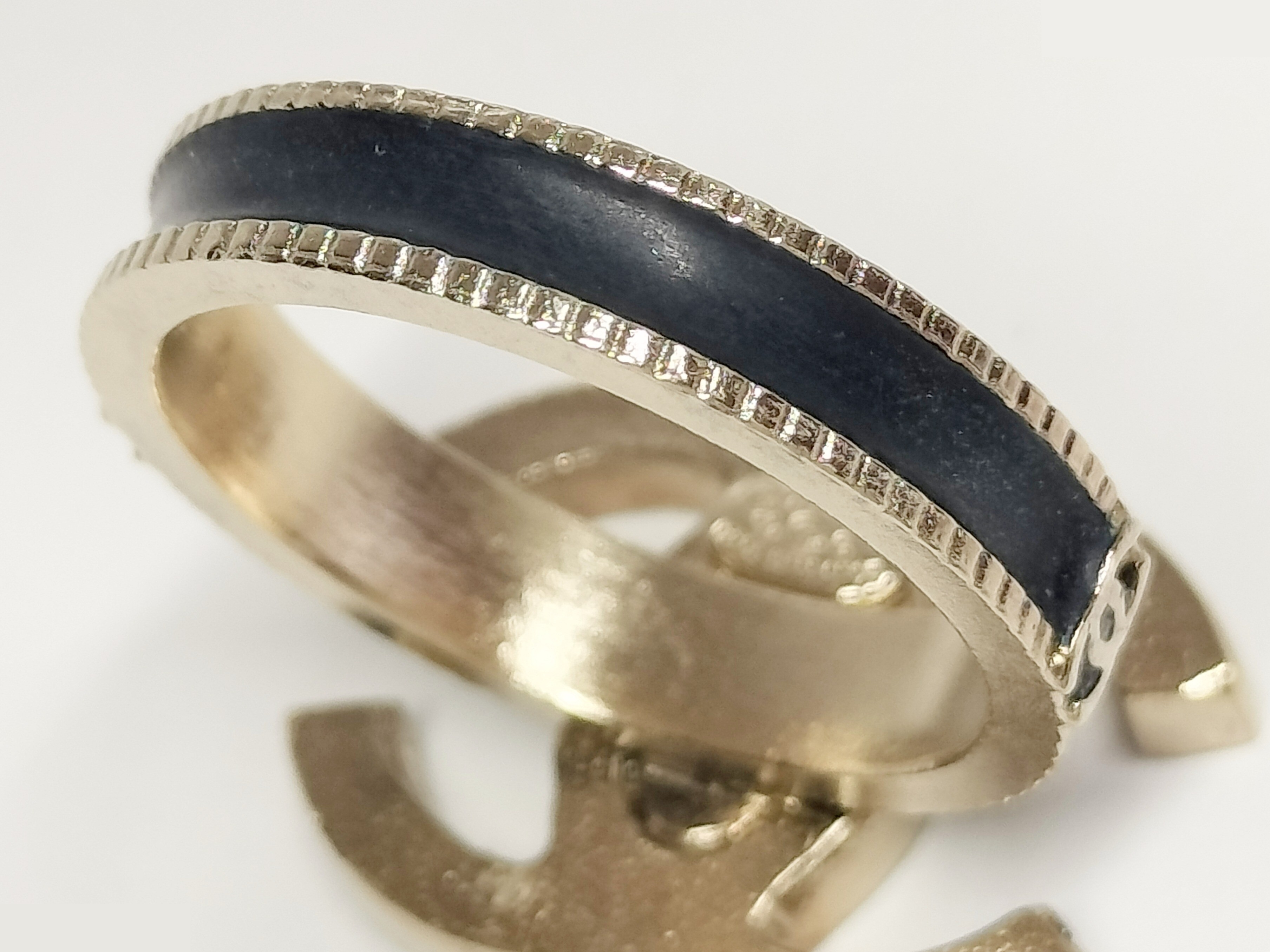 Coco Black Gold Ring #12 — view 4