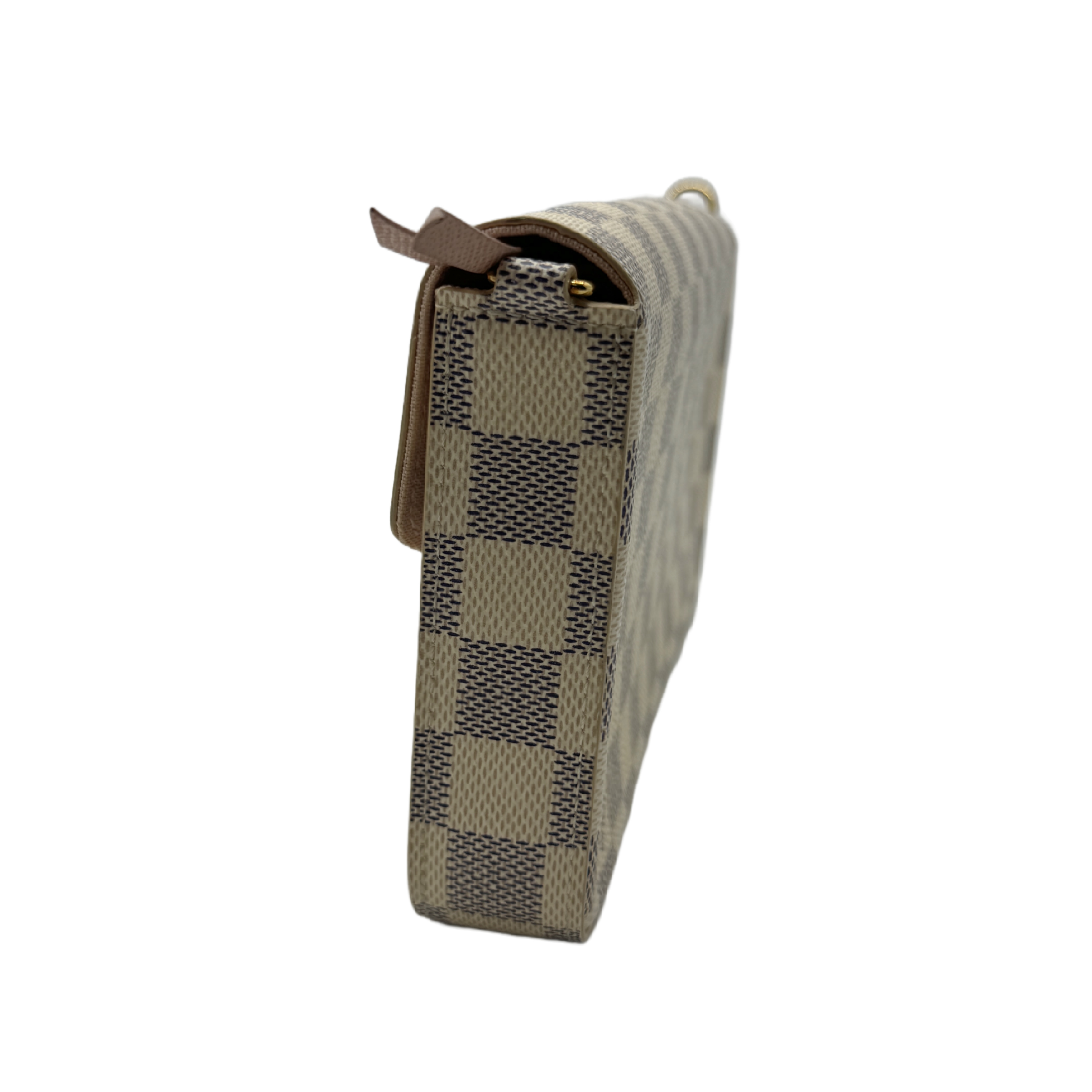 Pochette Felicie Damier Azur Chain Shoulder Bag — view 3