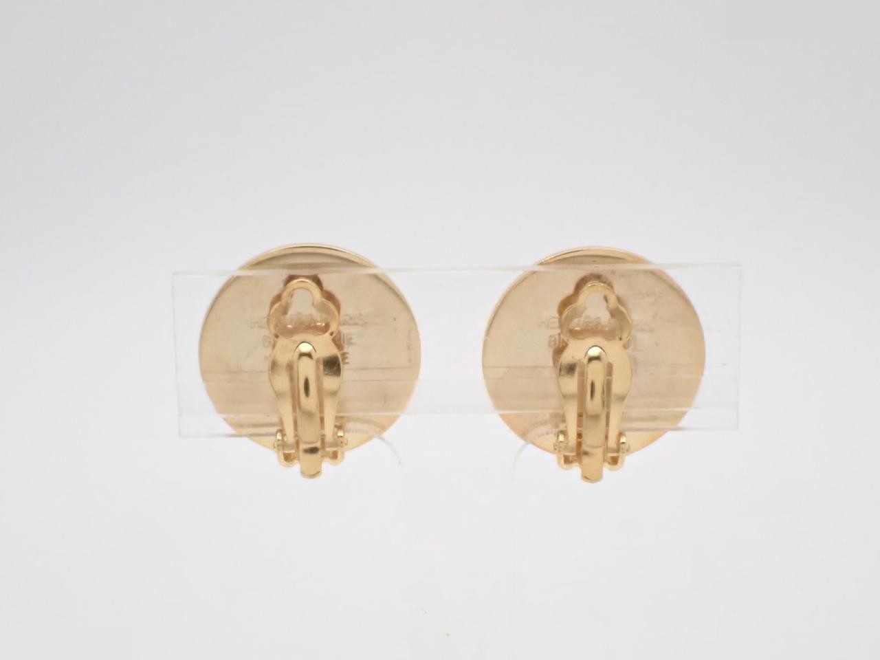 Hermès Sellier Precious Metal Earrings — view 2