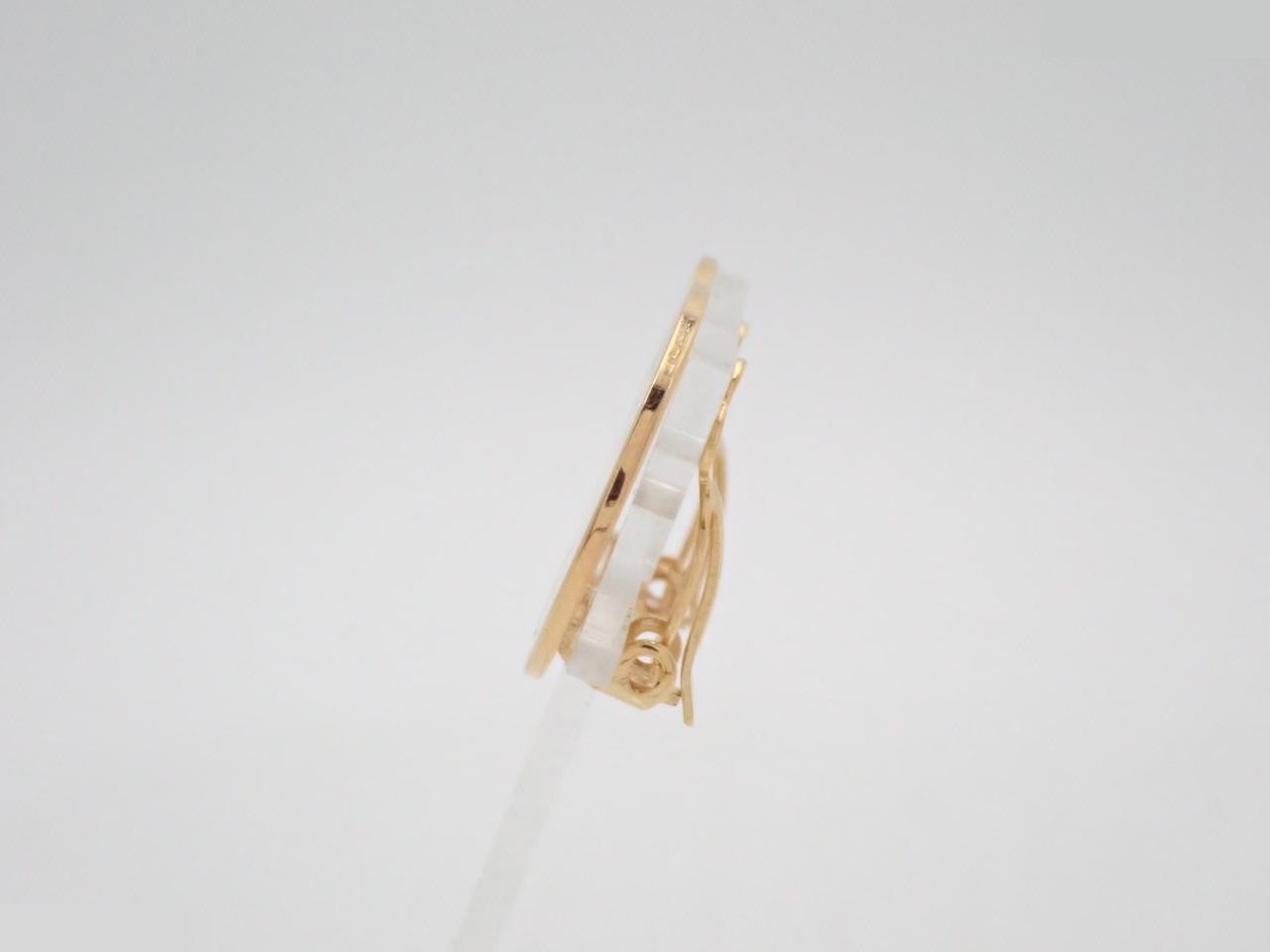 Hermès Sellier Precious Metal Earrings — view 3