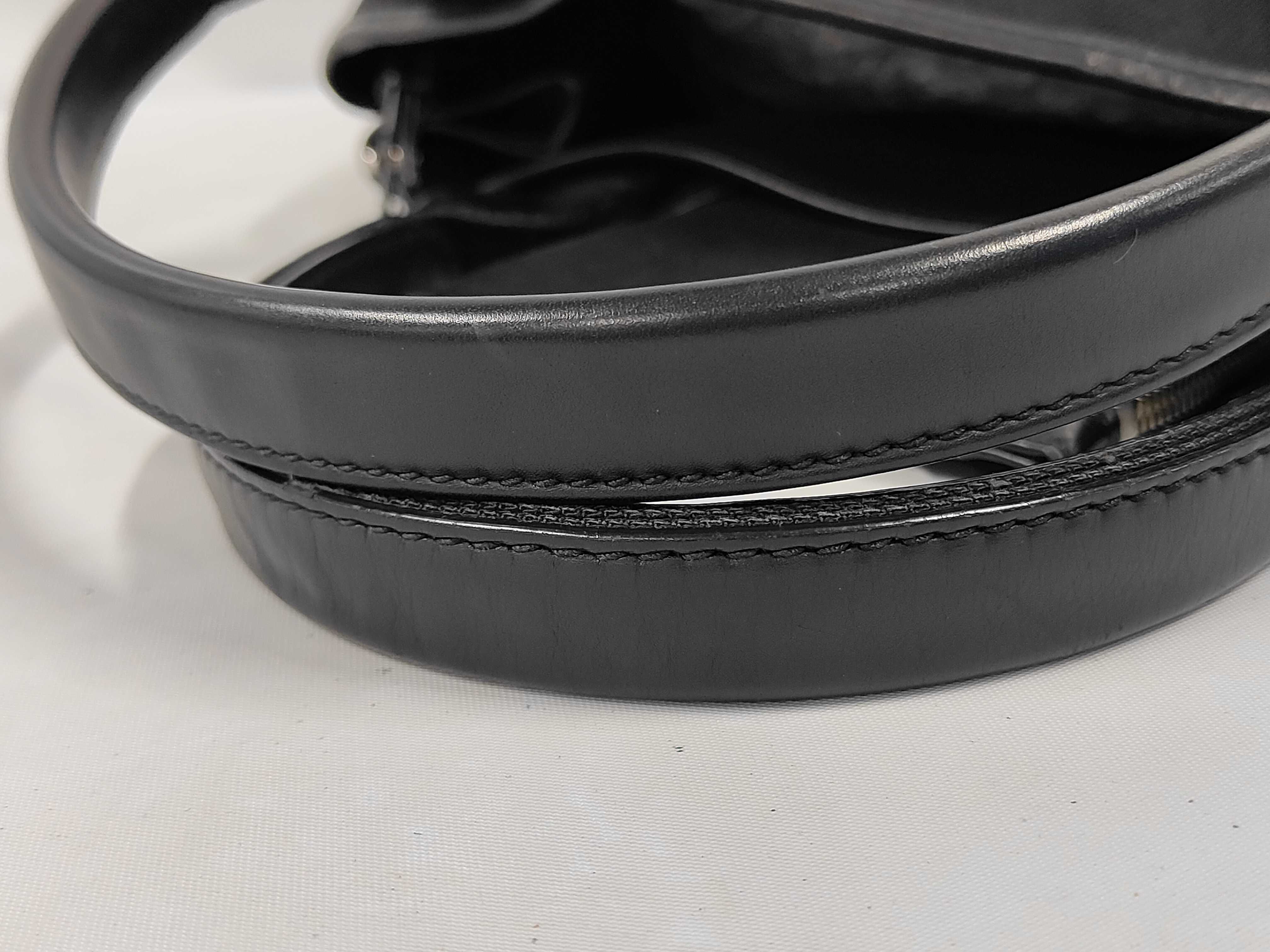NAVY Cabas Canvas x Leather Black Tote Bag — view 5