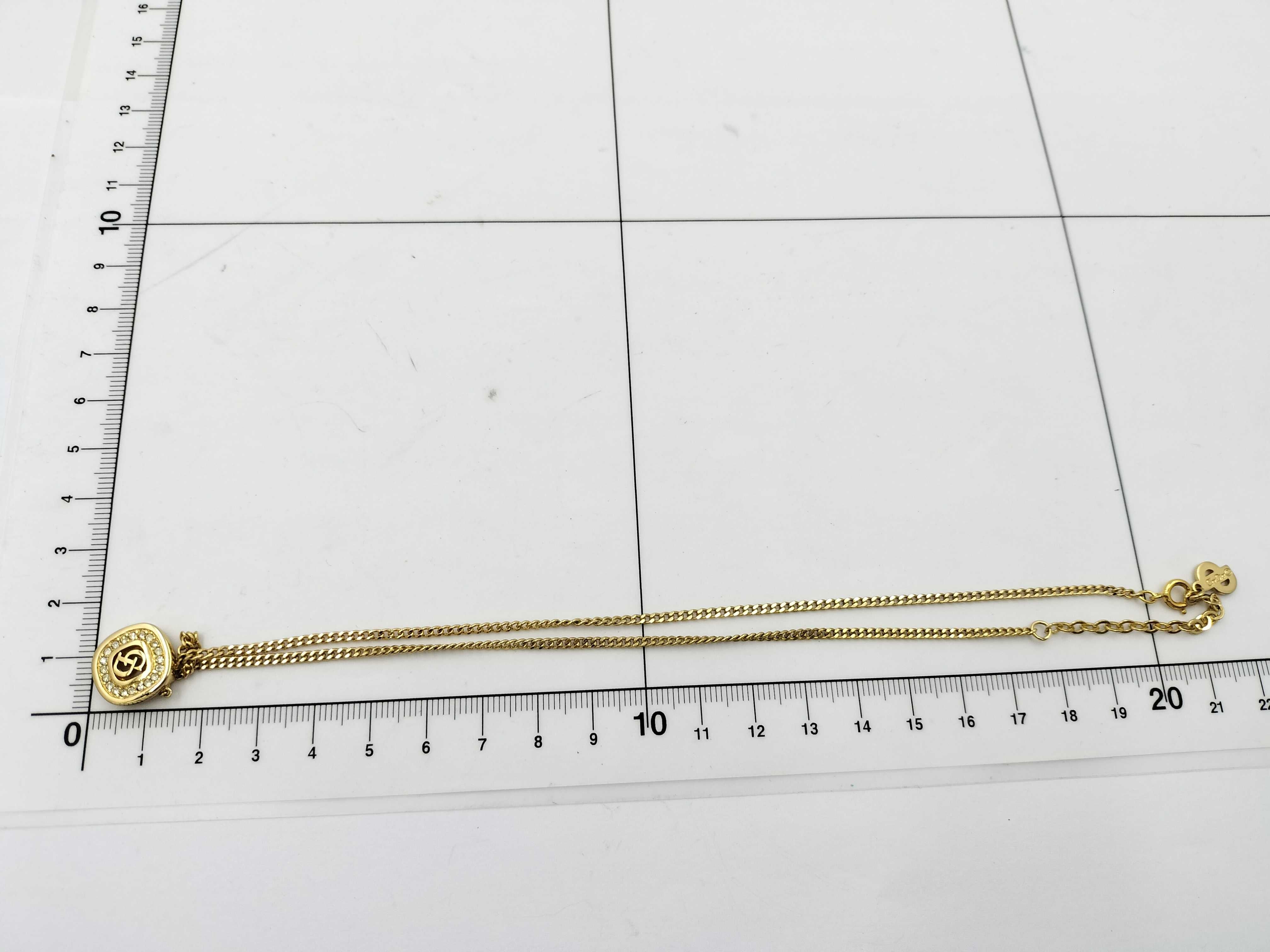 CD Rhinestone Necklace — view 7