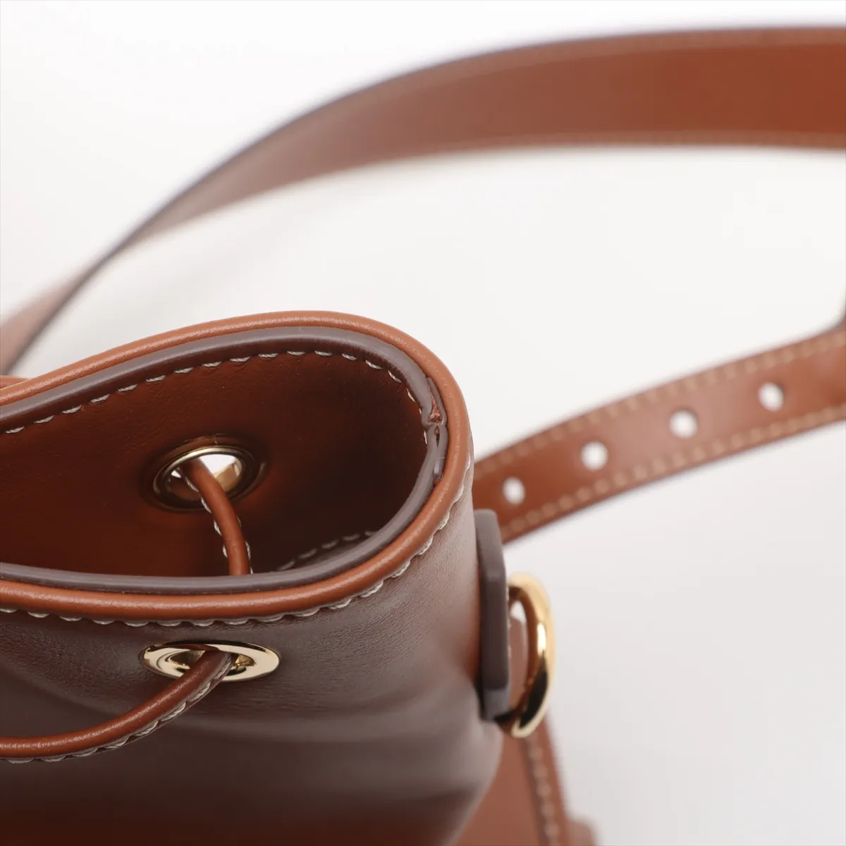 leather backpack/rucksack brown — view 13