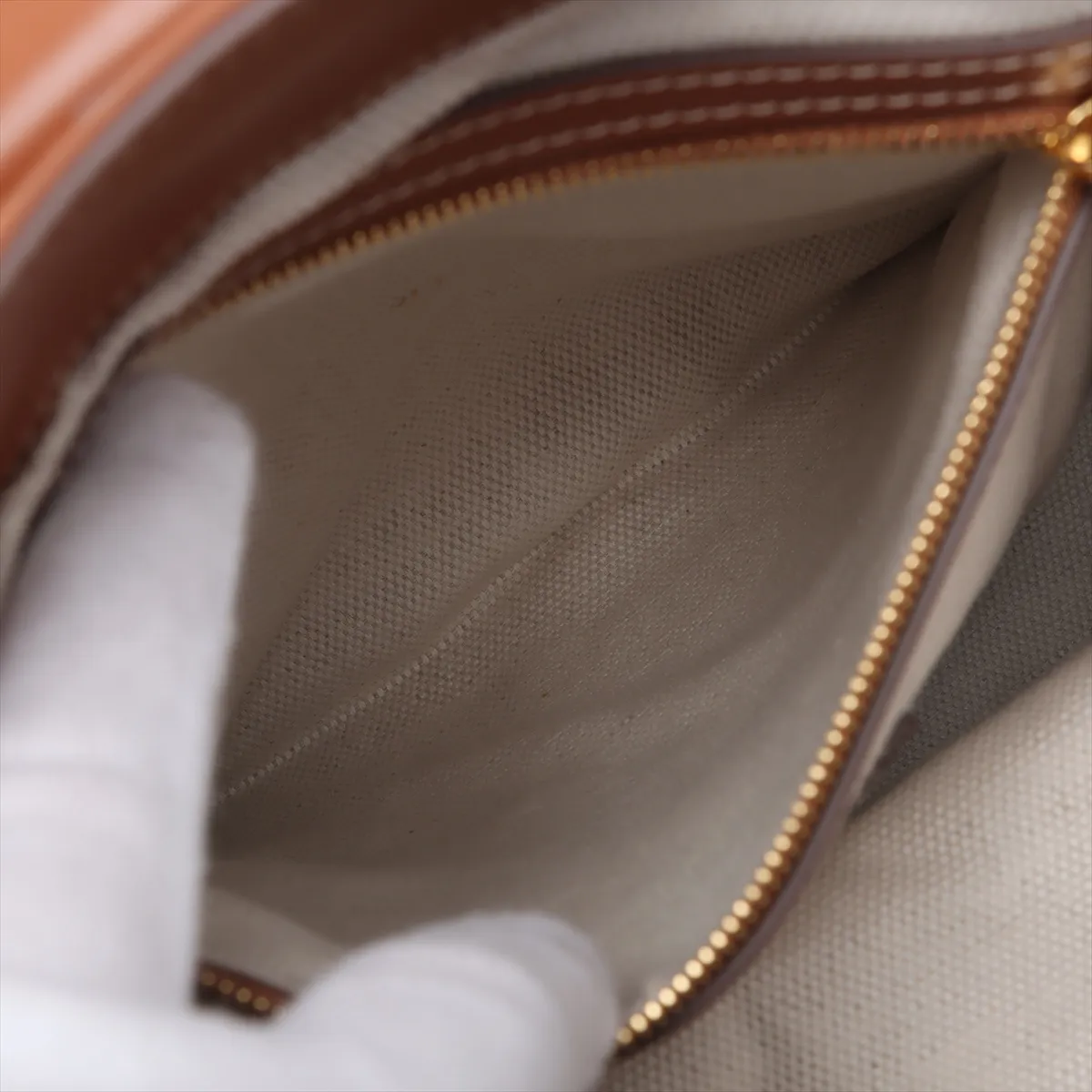 leather backpack/rucksack brown — view 8