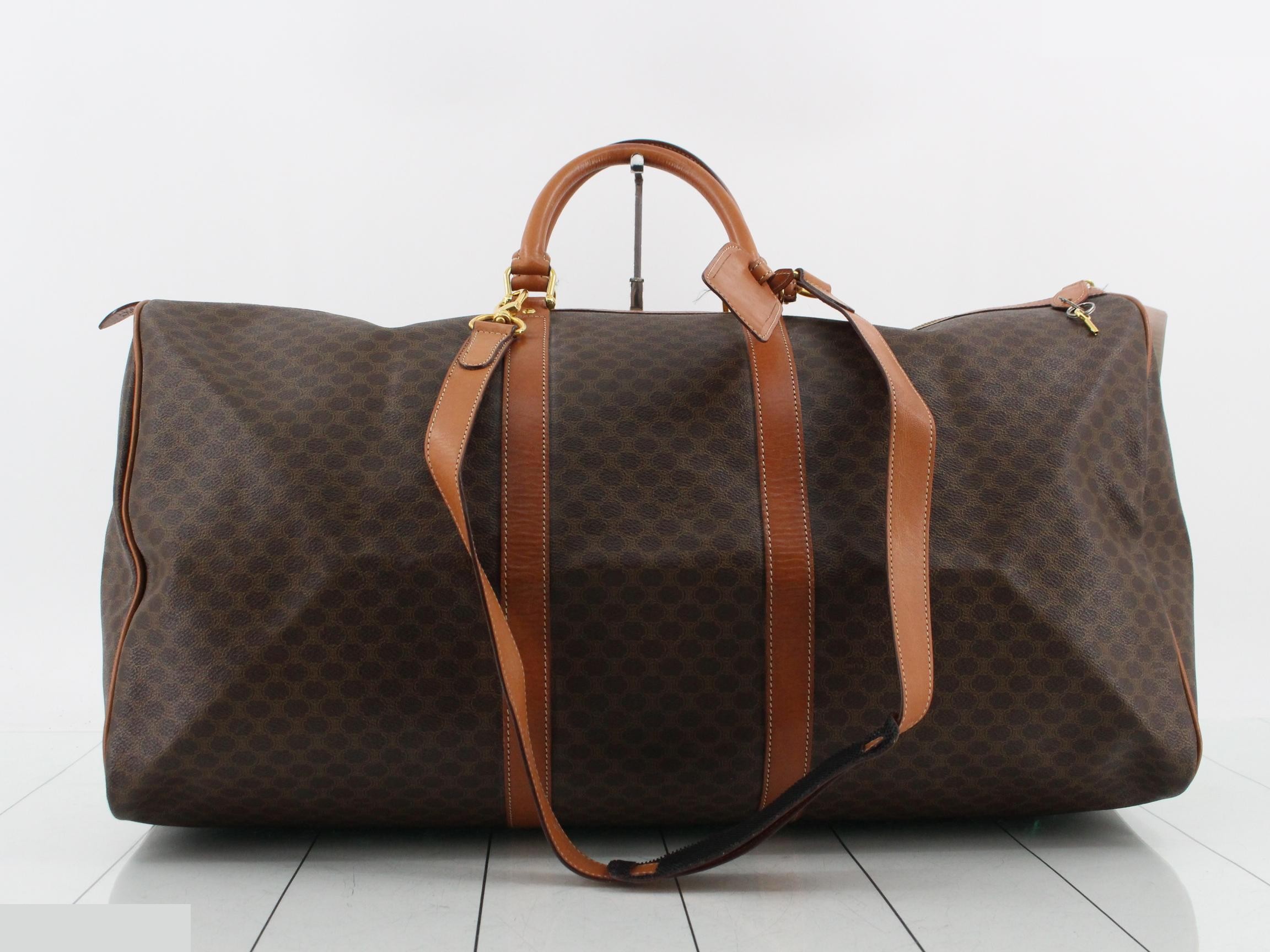 Macadam Boston Bag, Brown/Light Brown, Gold Hardware — view 2