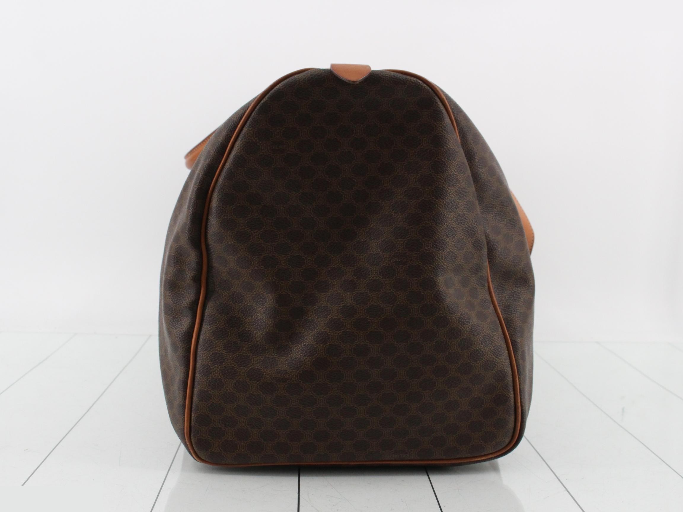 Macadam Boston Bag, Brown/Light Brown, Gold Hardware — view 3
