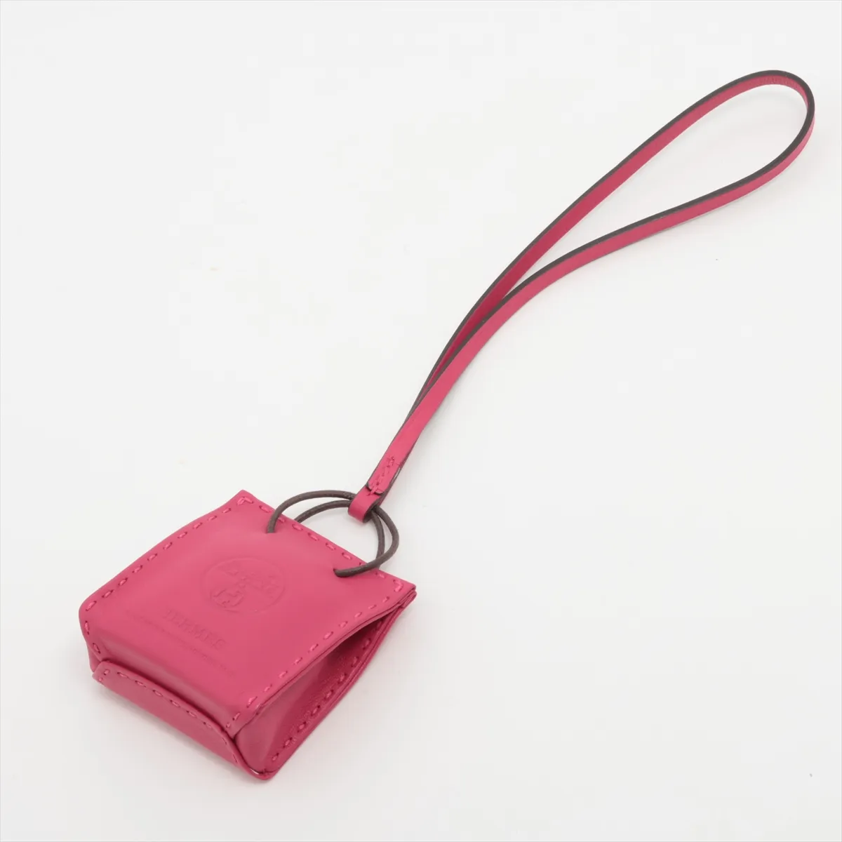 Sac Orange, Y stamp: 2020, charm, Agneau Milo, Rose Mexico, — view 2