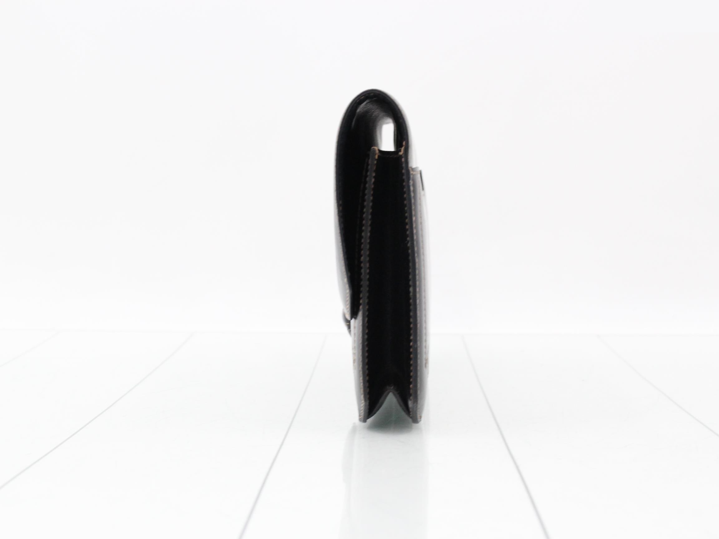 Leather clutch bag — view 3