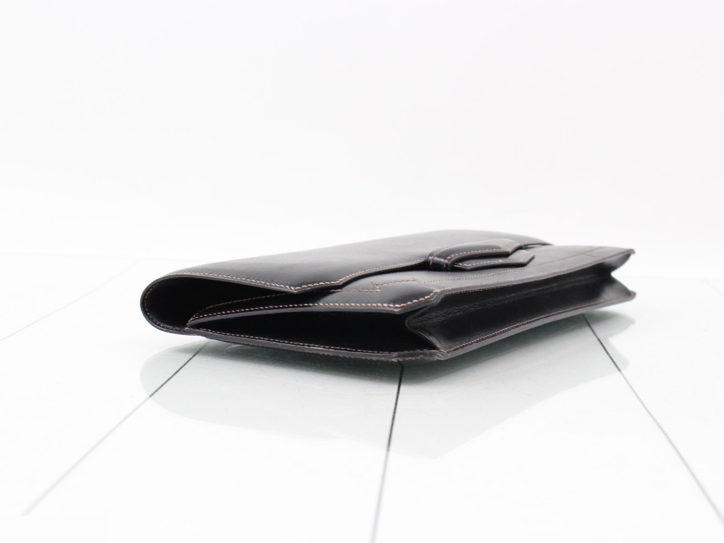 Leather clutch bag — view 5