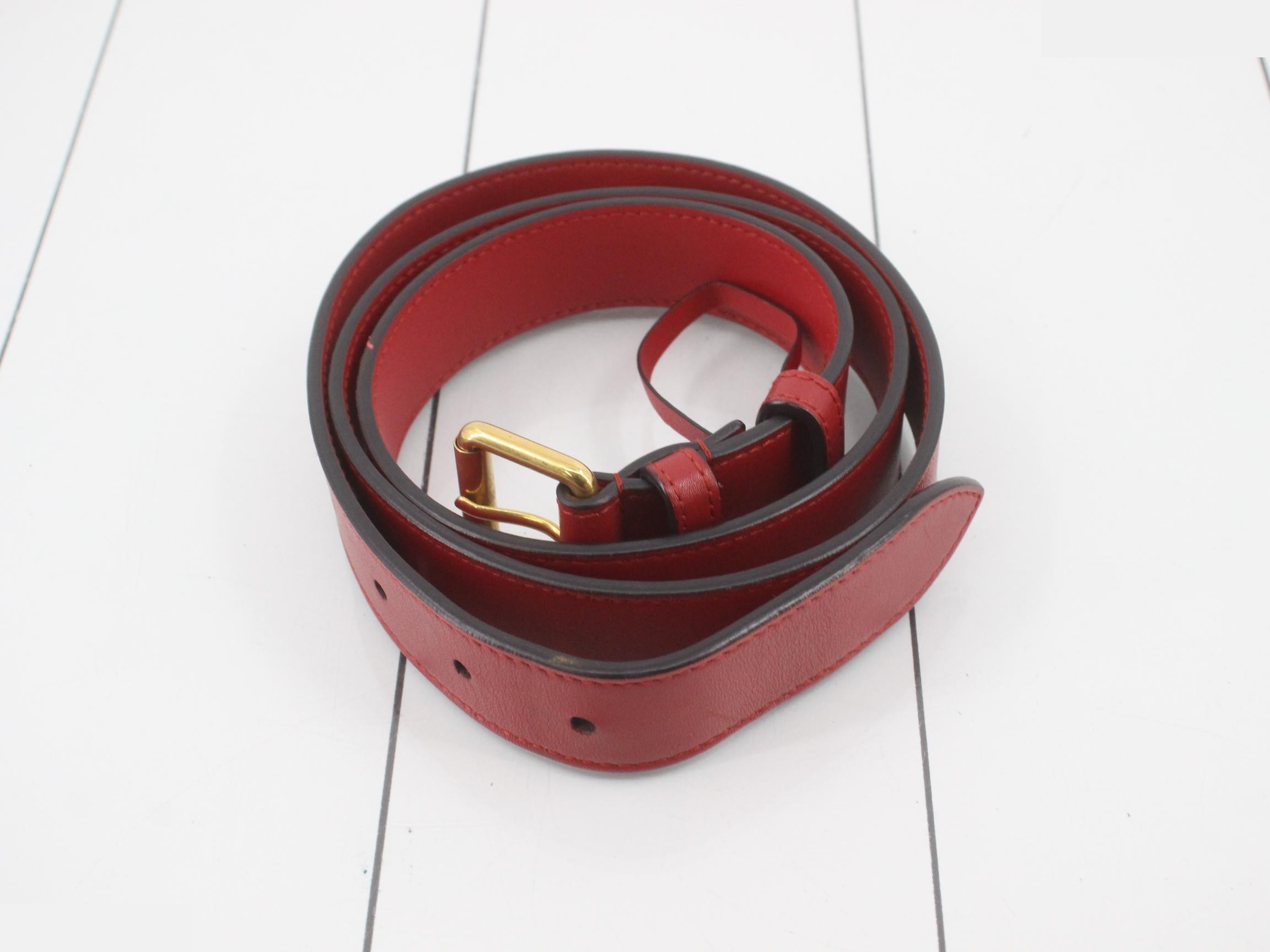 GG Marmont Waist Bag, Red Leather — view 5