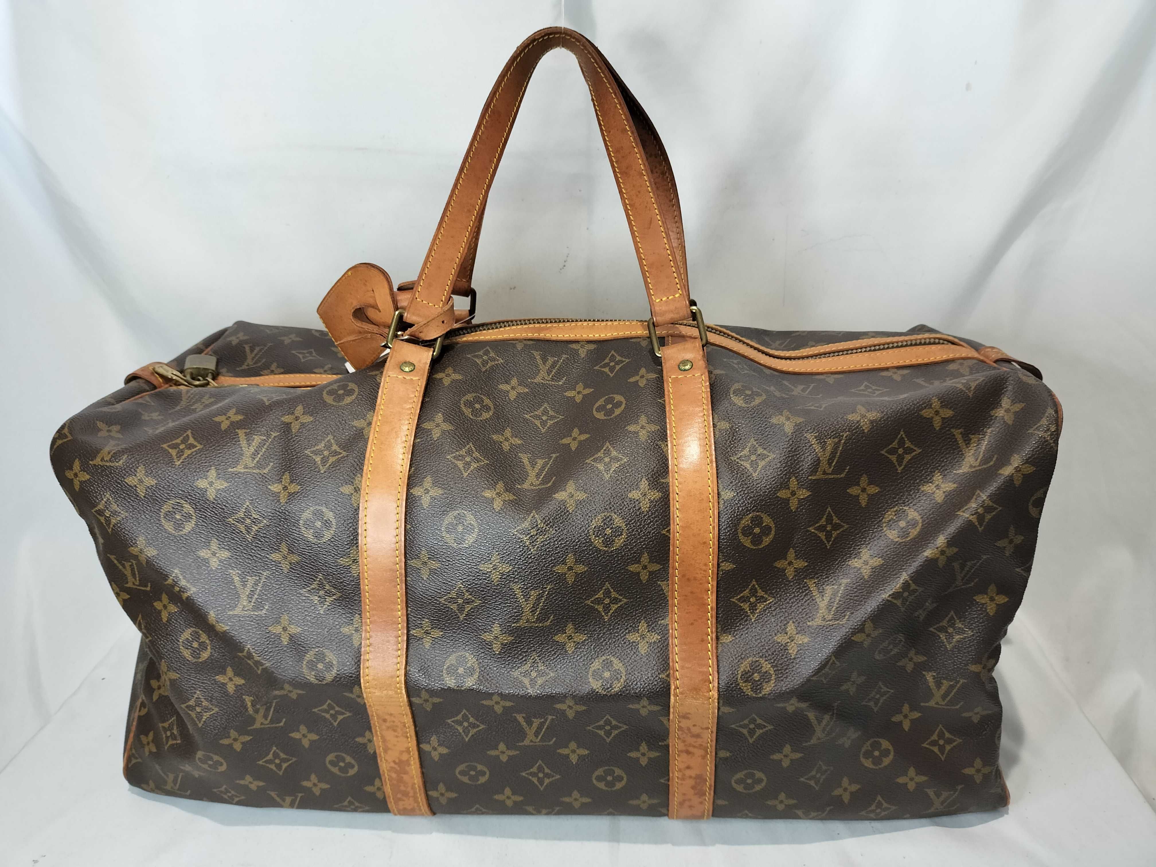 Monogram M41424 Keepall 55 Boston Bag