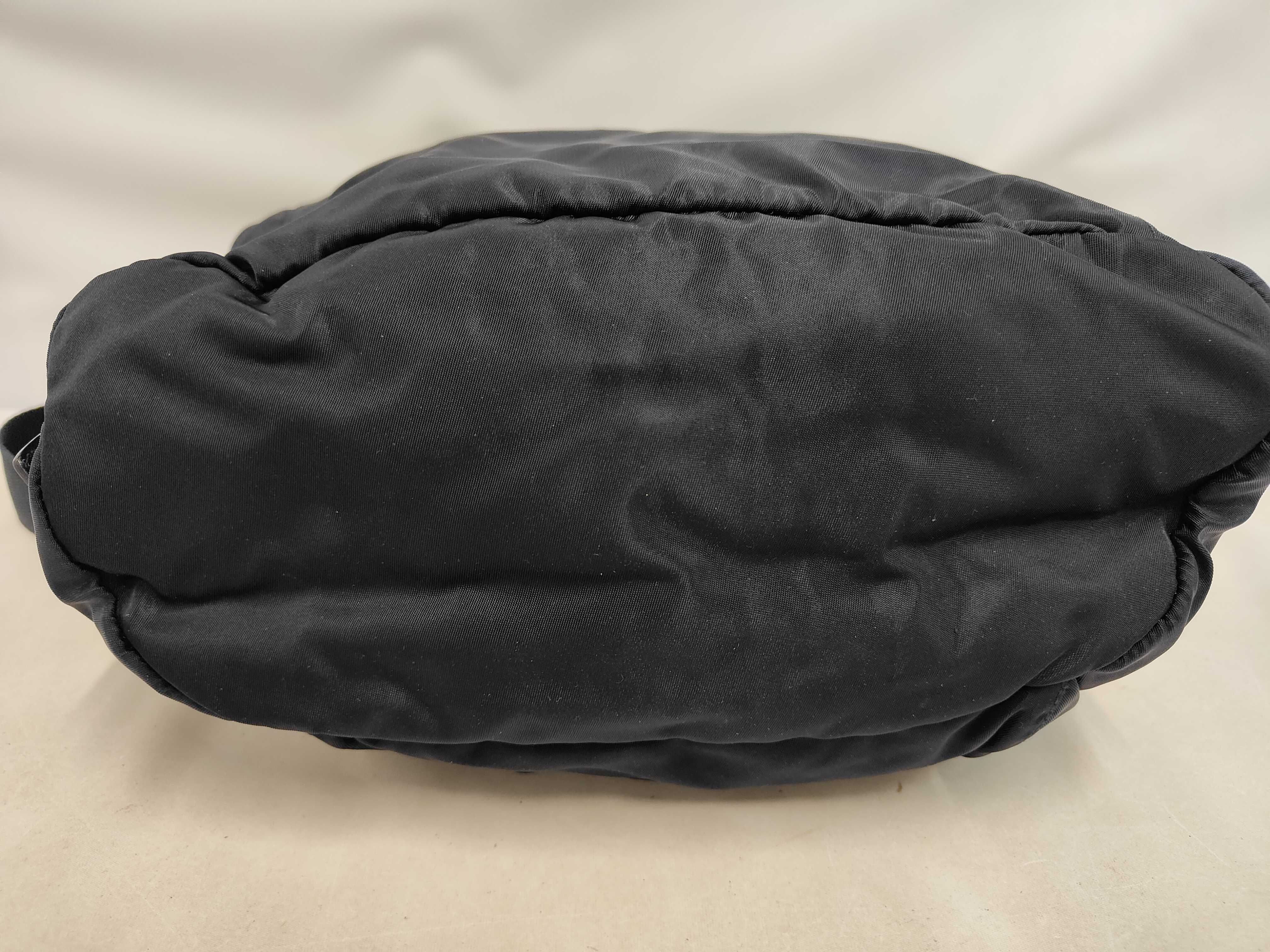 Nylon Backpack, Navy — view 4