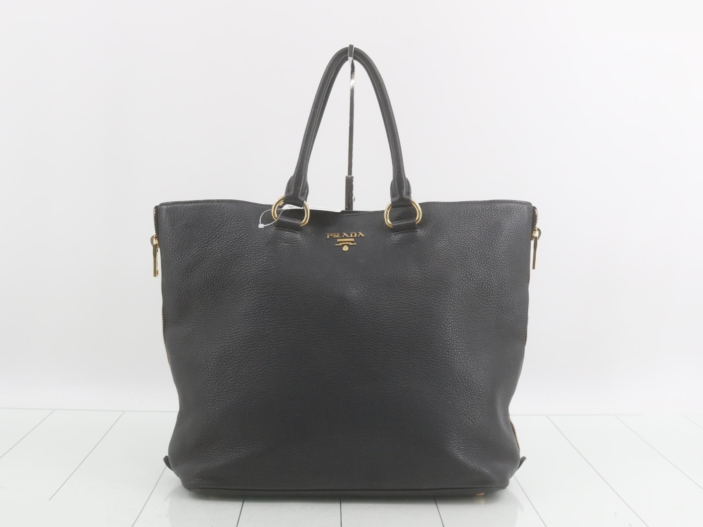 Vitello Daino Leather Tote Bag