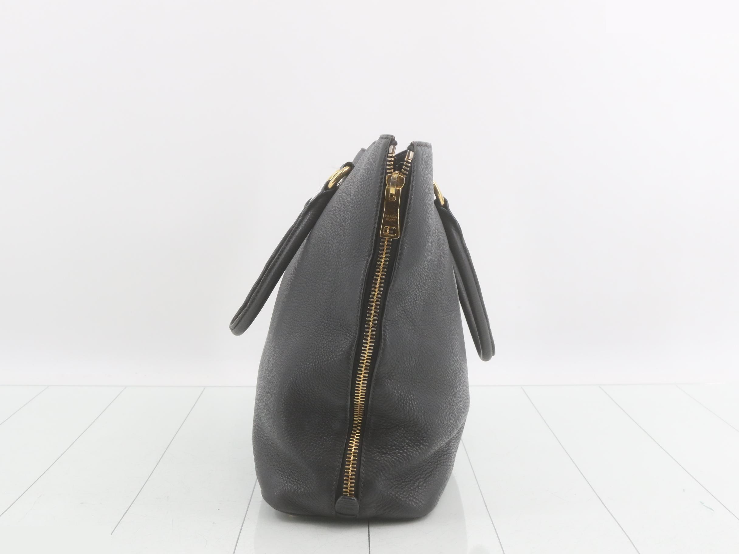 Vitello Daino Leather Tote Bag — view 3