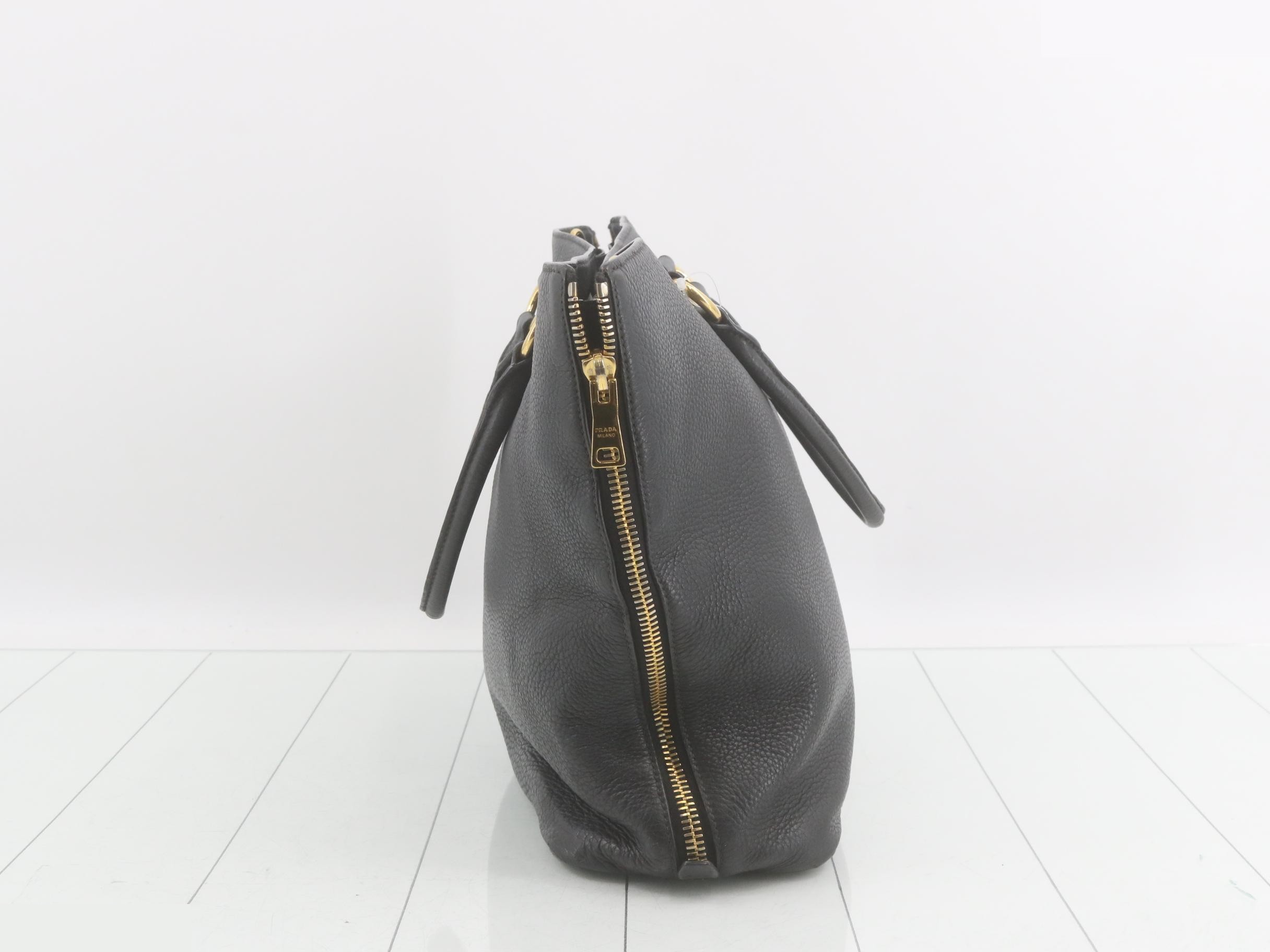 Vitello Daino Leather Tote Bag — view 4
