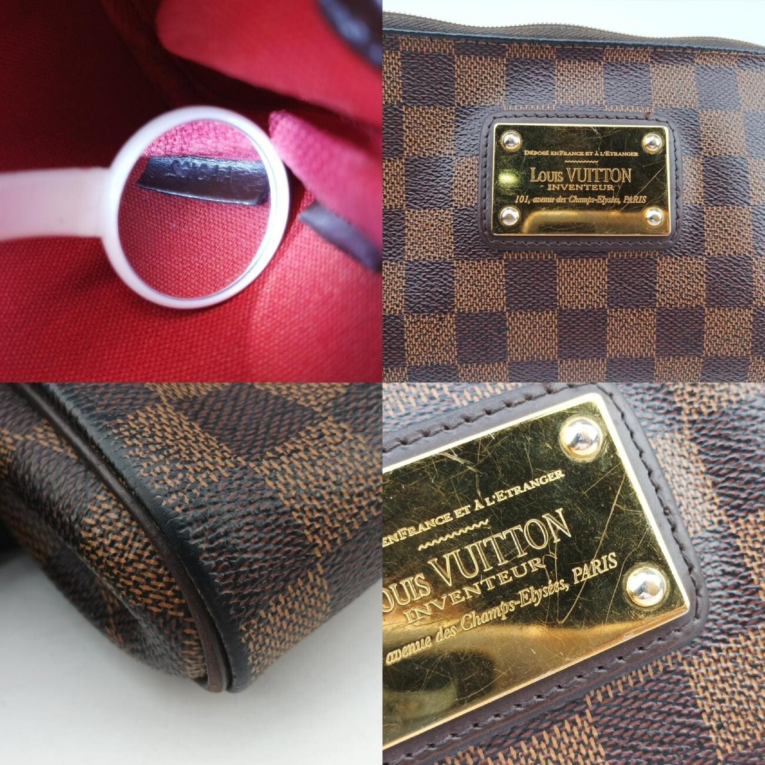Eva Ebene Damier Canvas N55213 AA3162 Shoulder Bag — view 8