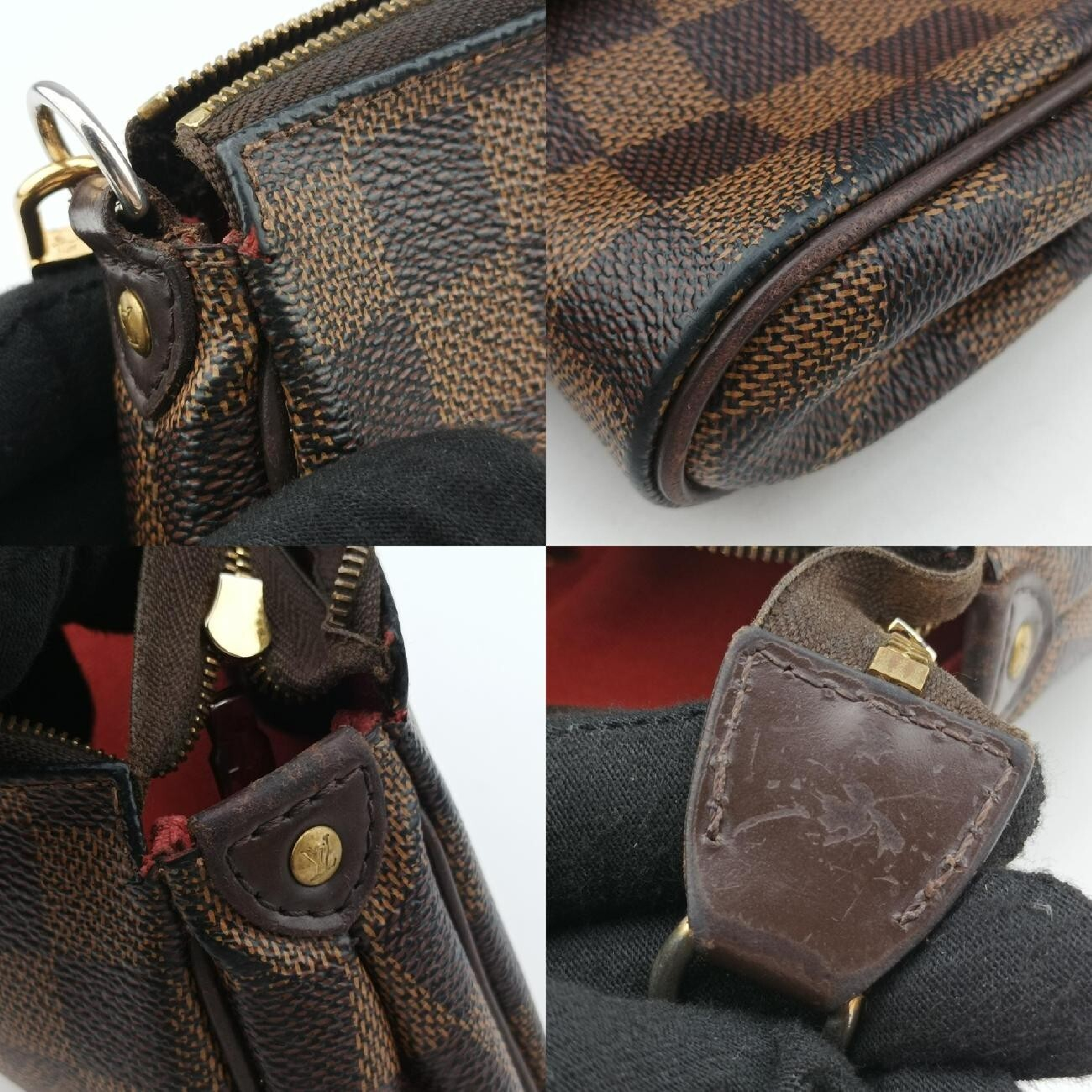 Eva Ebene Damier Canvas N55213 AA3162 Shoulder Bag — view 9