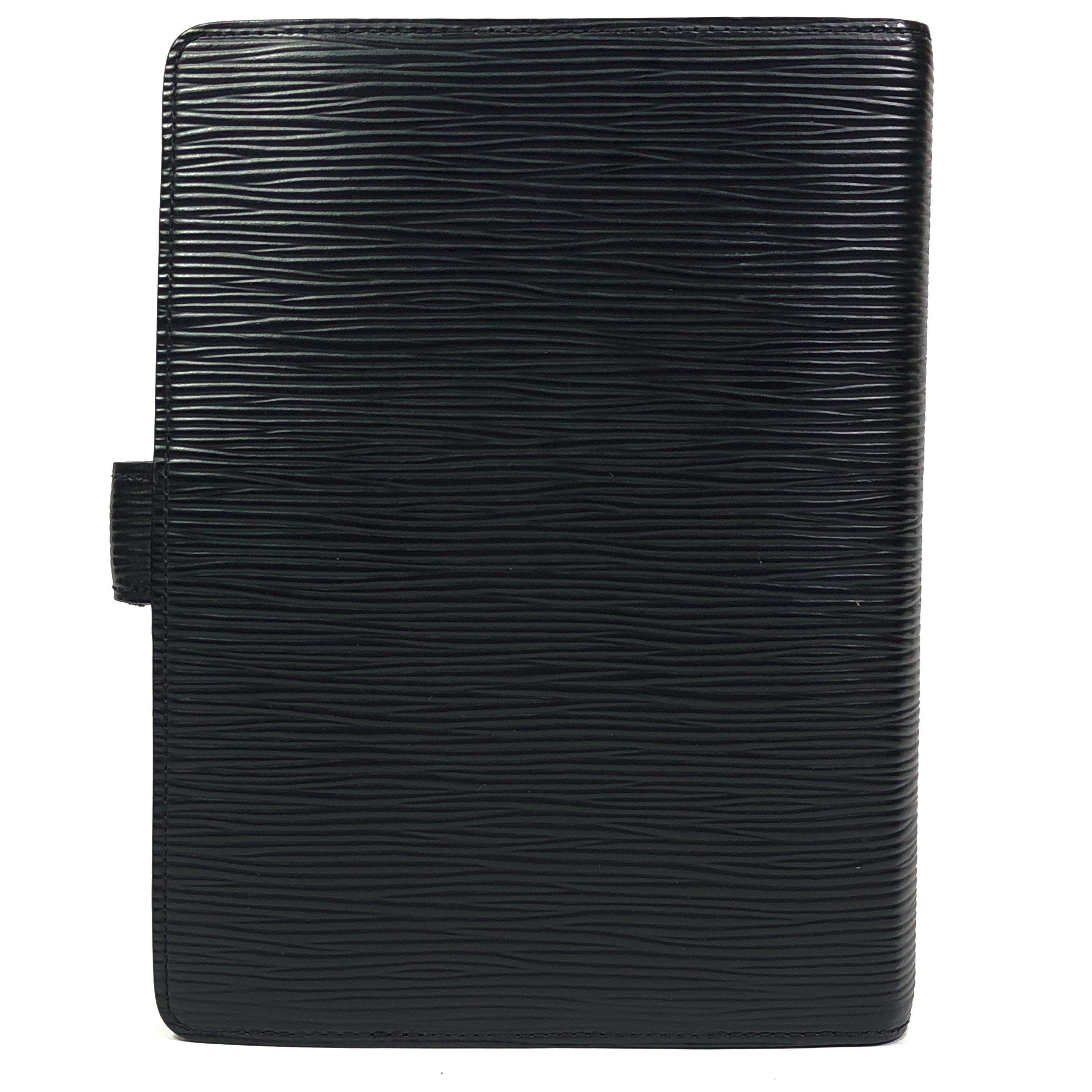 Epi Leather Agenda MM Notebook Cover R20042 Noir SP0011 (No stickiness) - French-made. — view 2