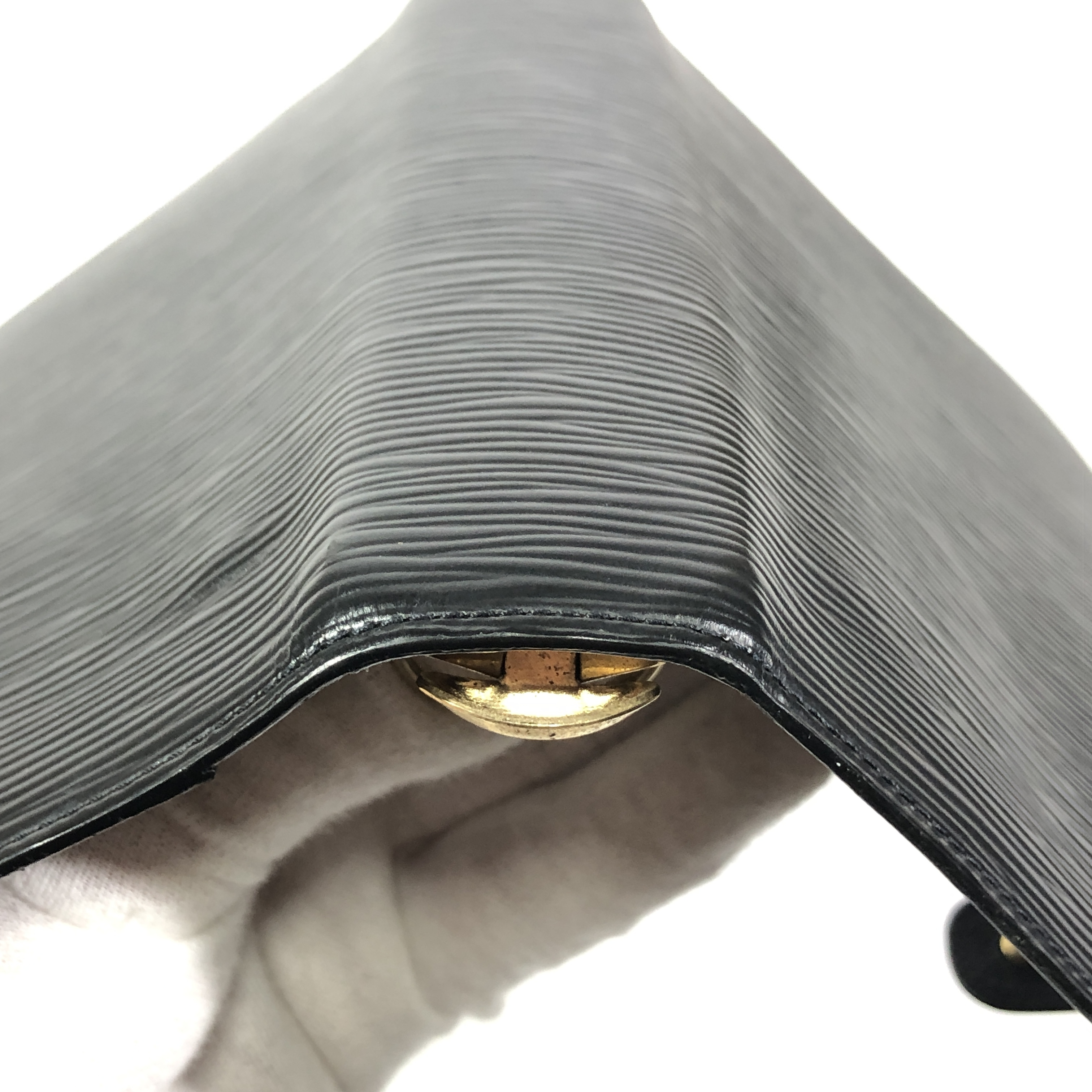 Epi Leather Agenda MM Notebook Cover R20042 Noir SP0011 (No stickiness) - French-made. — view 12
