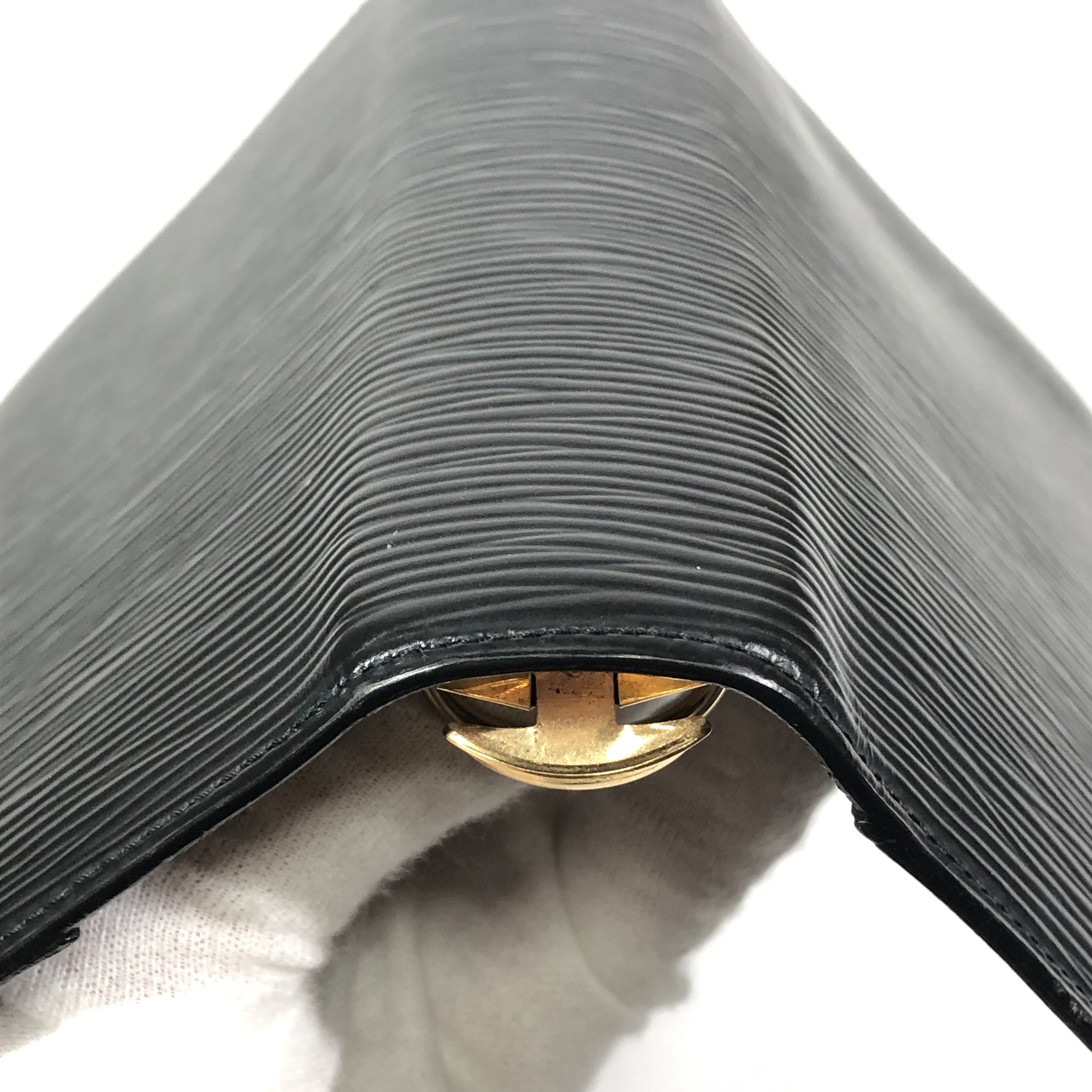 Epi Leather Agenda MM Notebook Cover R20042 Noir SP0011 (No stickiness) - French-made. — view 13