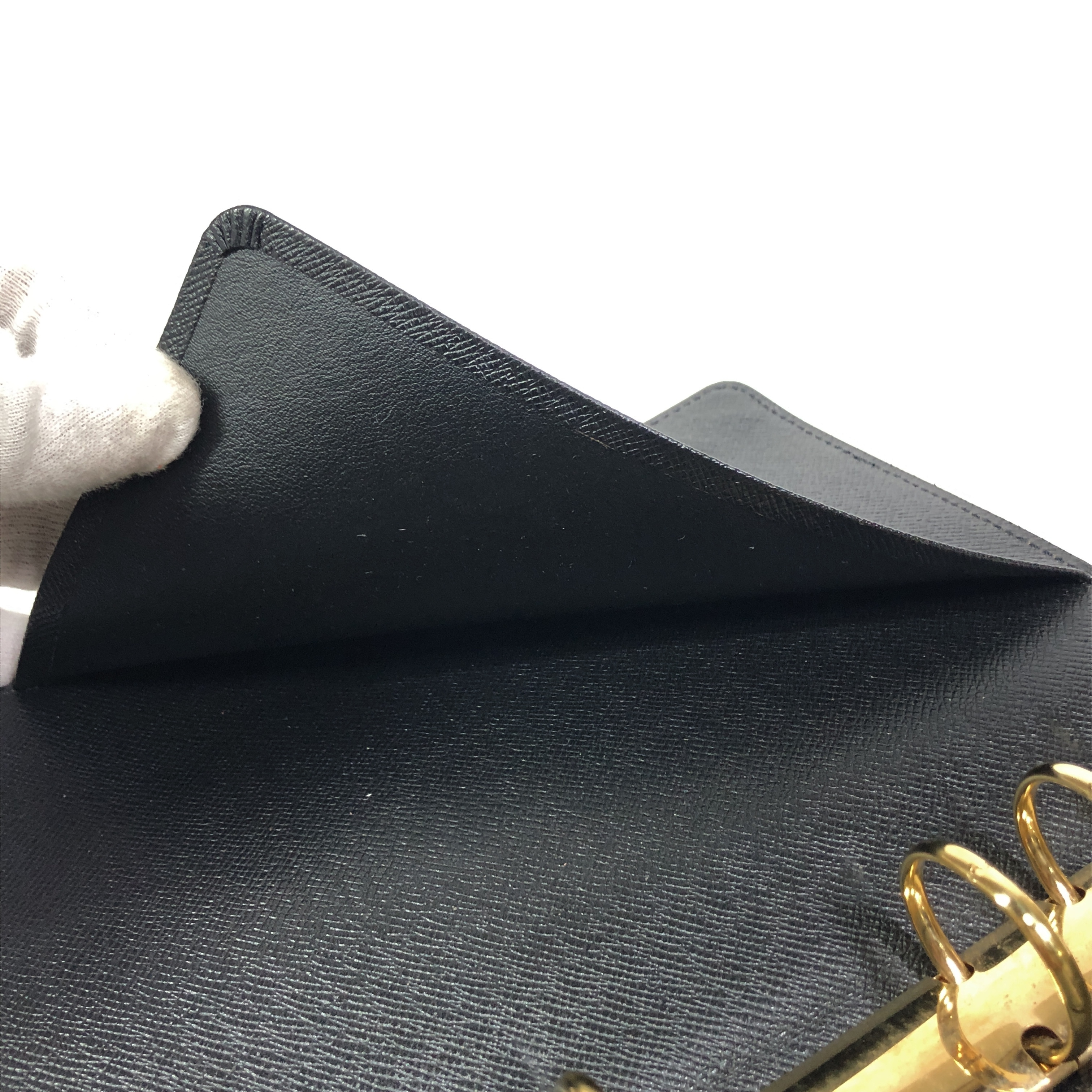 Epi Leather Agenda MM Notebook Cover R20042 Noir SP0011 (No stickiness) - French-made. — view 15
