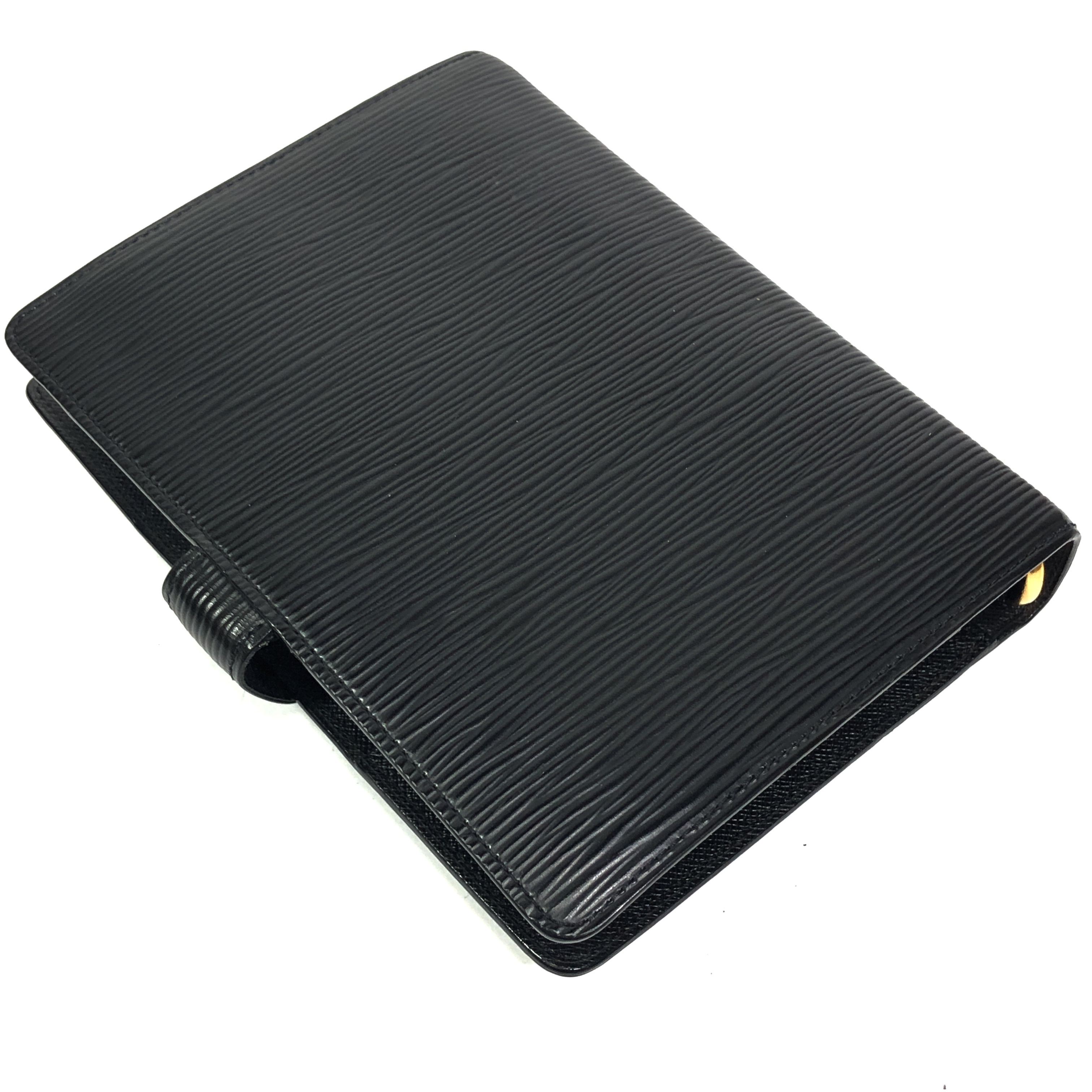 Epi Leather Agenda MM Notebook Cover R20042 Noir SP0011 (No stickiness) - French-made. — view 6
