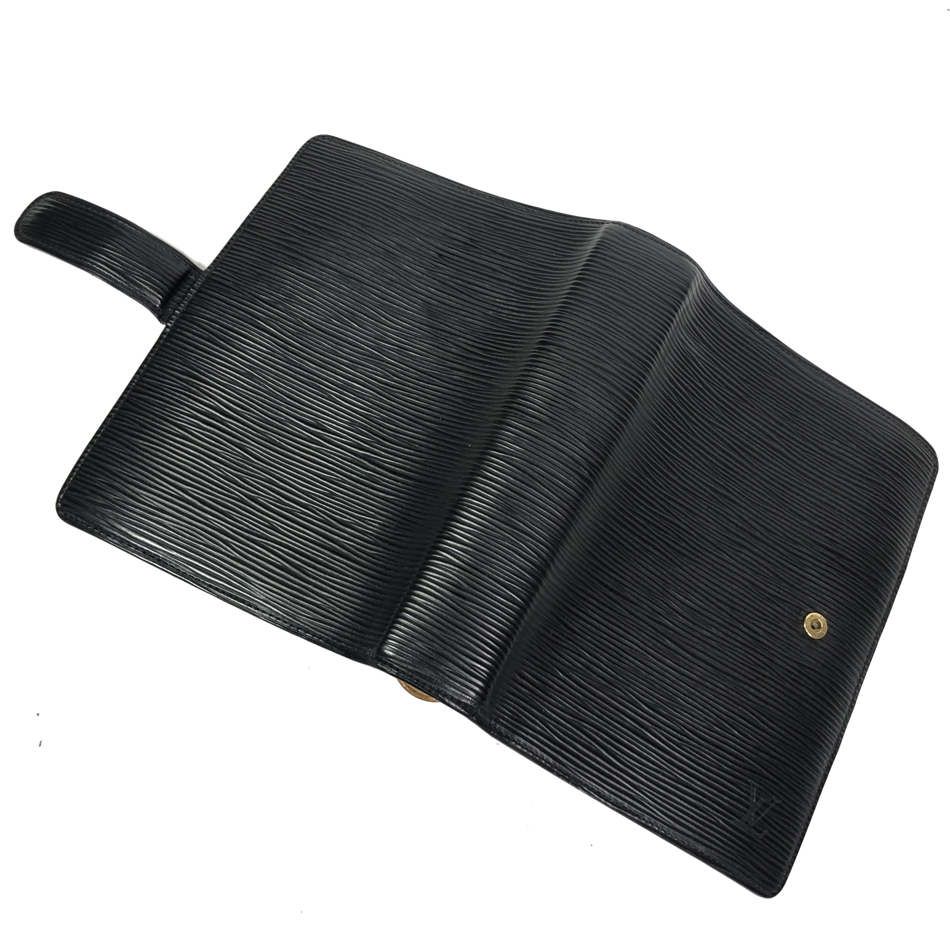 Epi Leather Agenda MM Notebook Cover R20042 Noir SP0011 (No stickiness) - French-made. — view 7